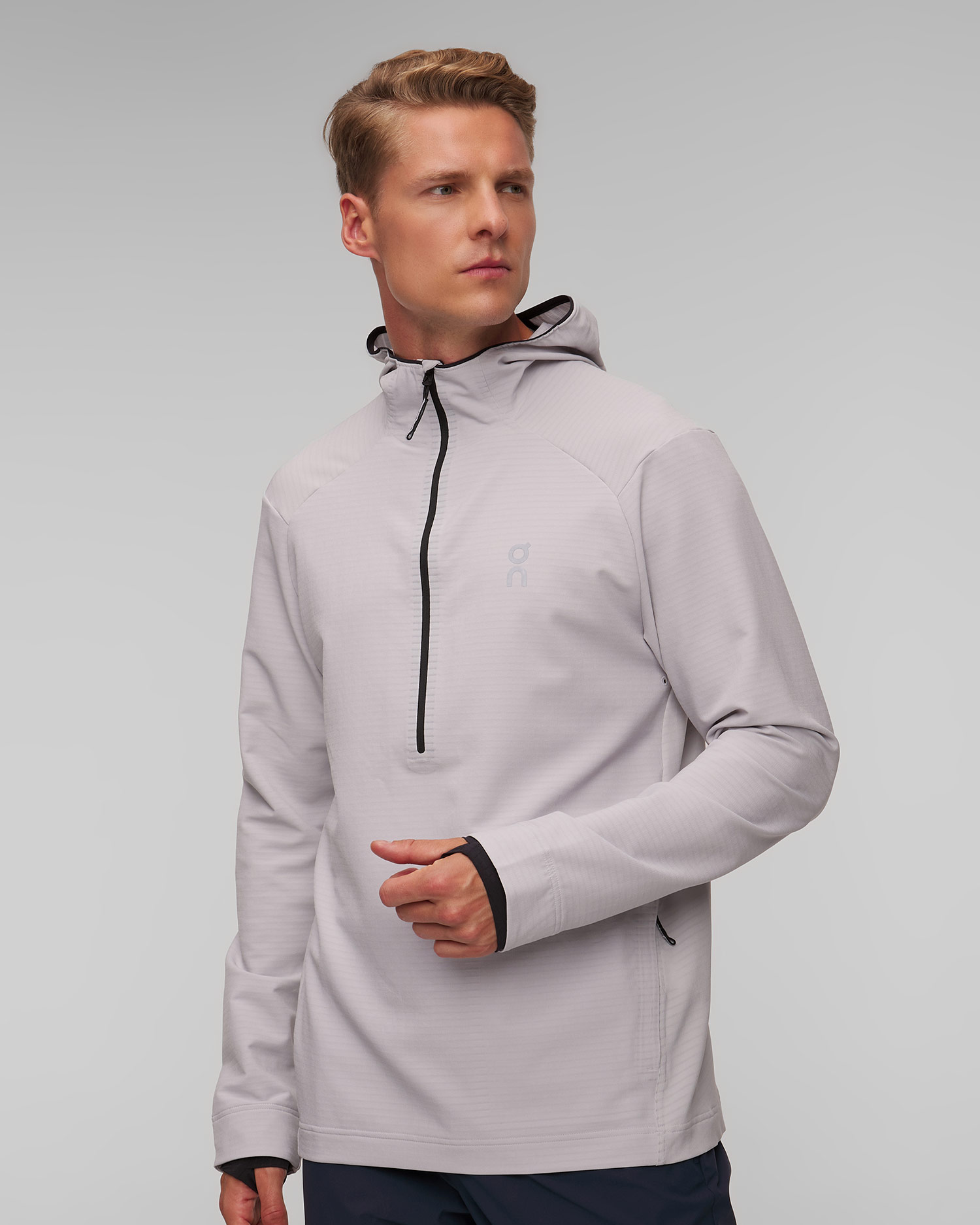 Bluza męska na zamek On Running Pace Hoodie