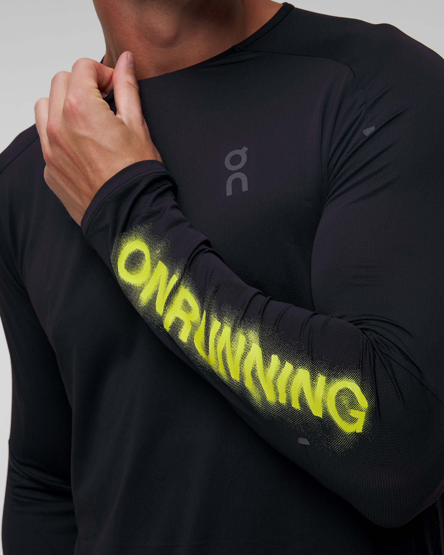 Tricou cu mânecă lungă de alergare pentru bărbați On Performance Long-T Lumos Longsleeve