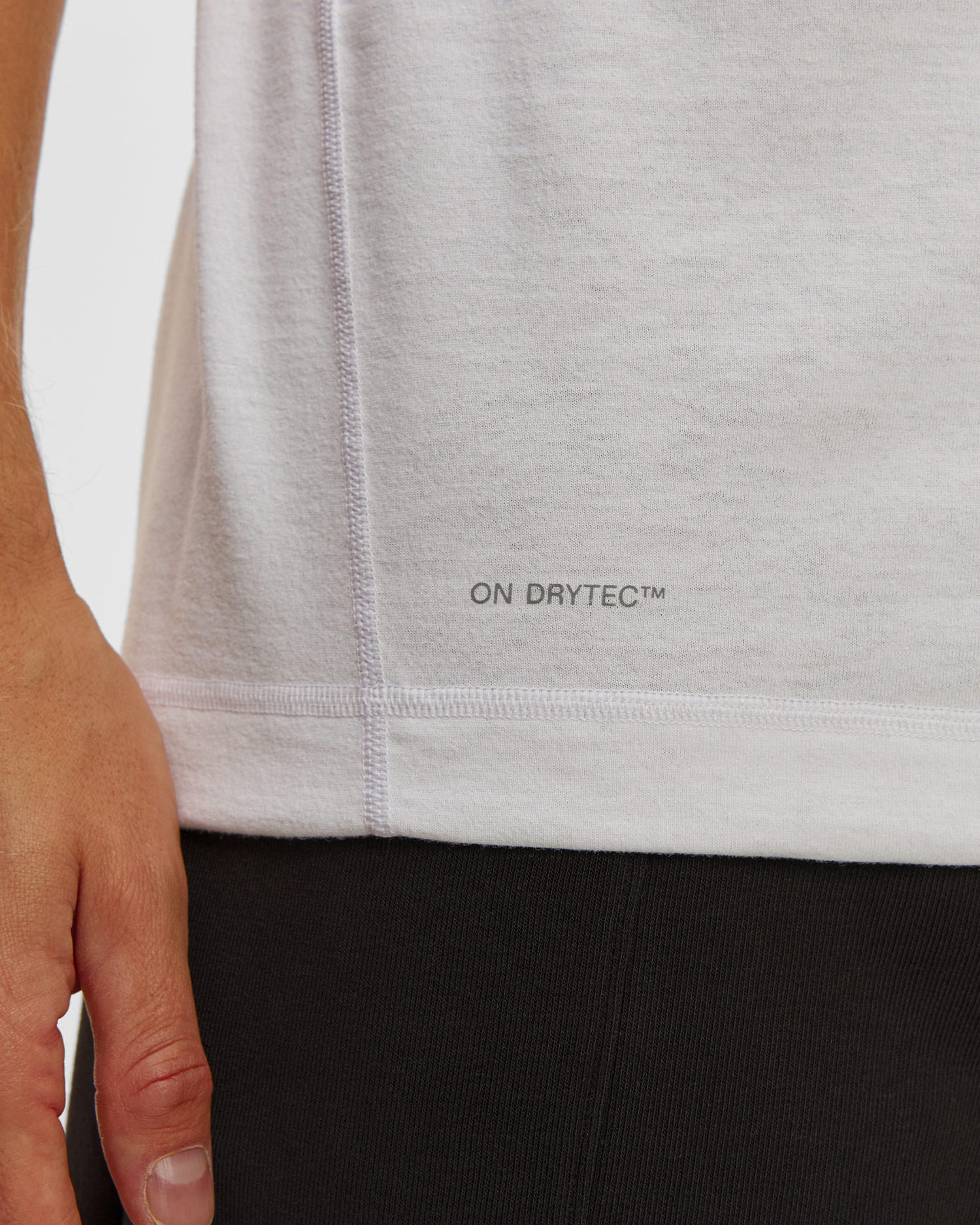 T-shirt tecnica da uomo On Train-T bianca