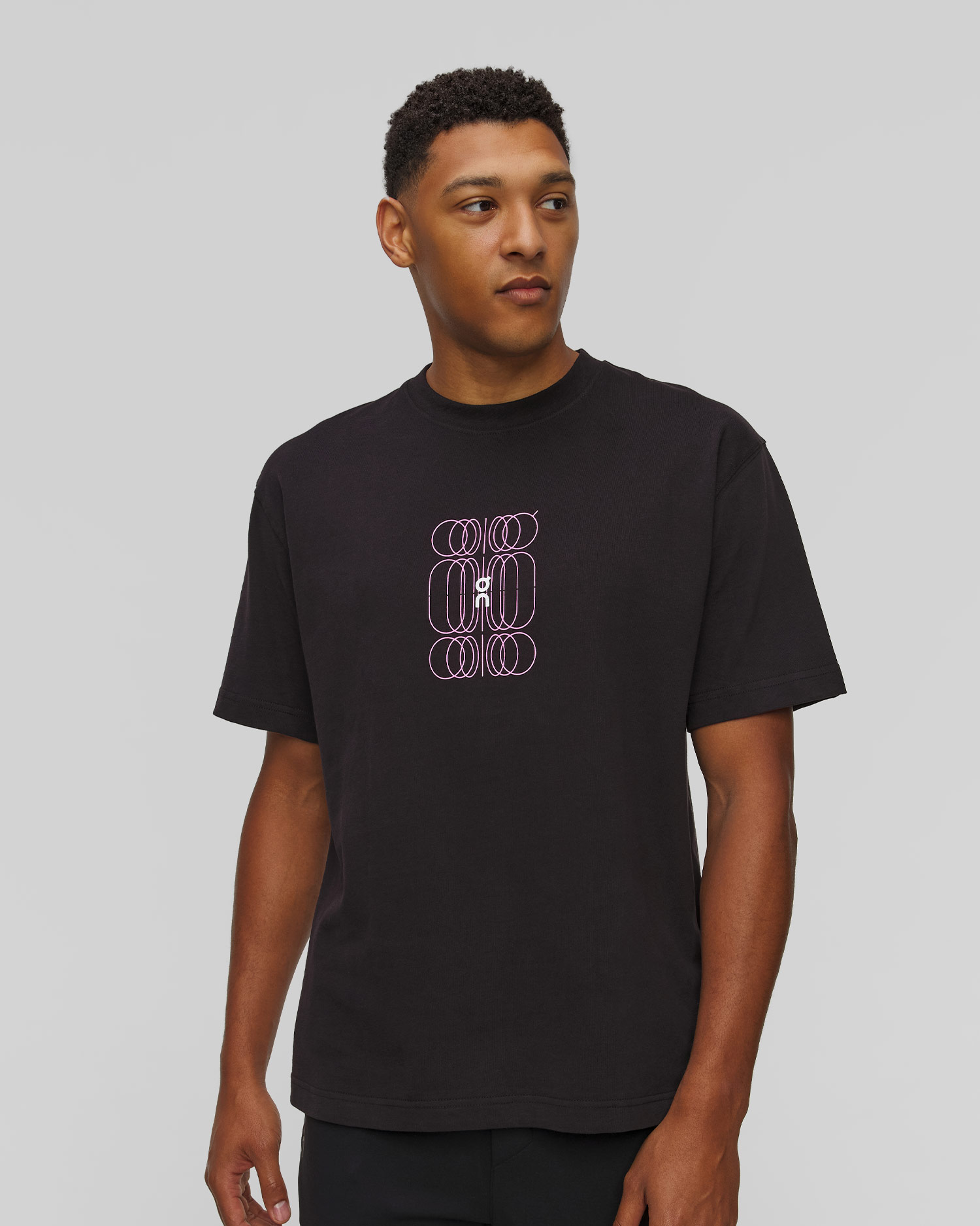 T-shirt noir pour hommes On Running Club-T Graphic