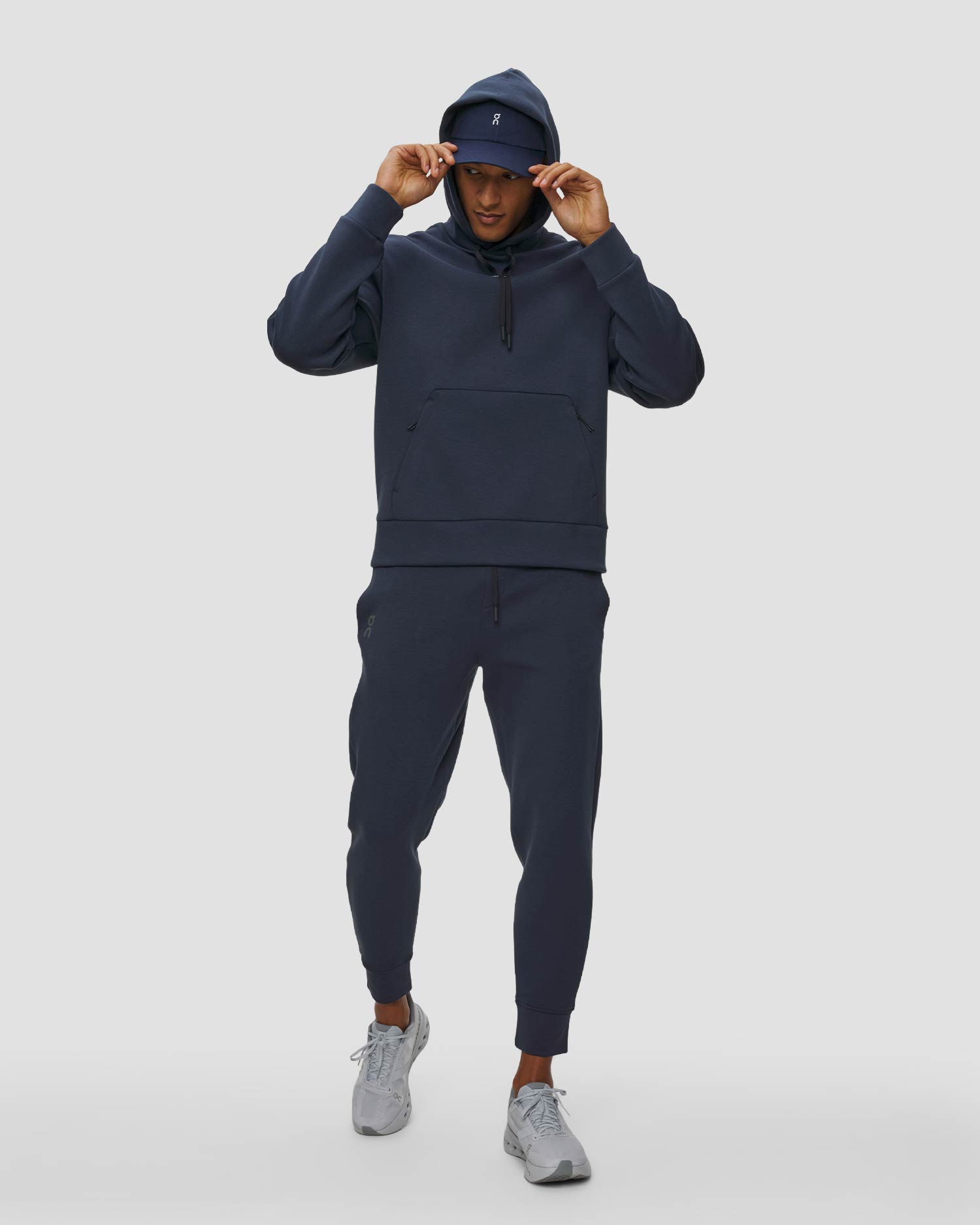 Pánska mikina On Focus Tech Hoodie modrá
