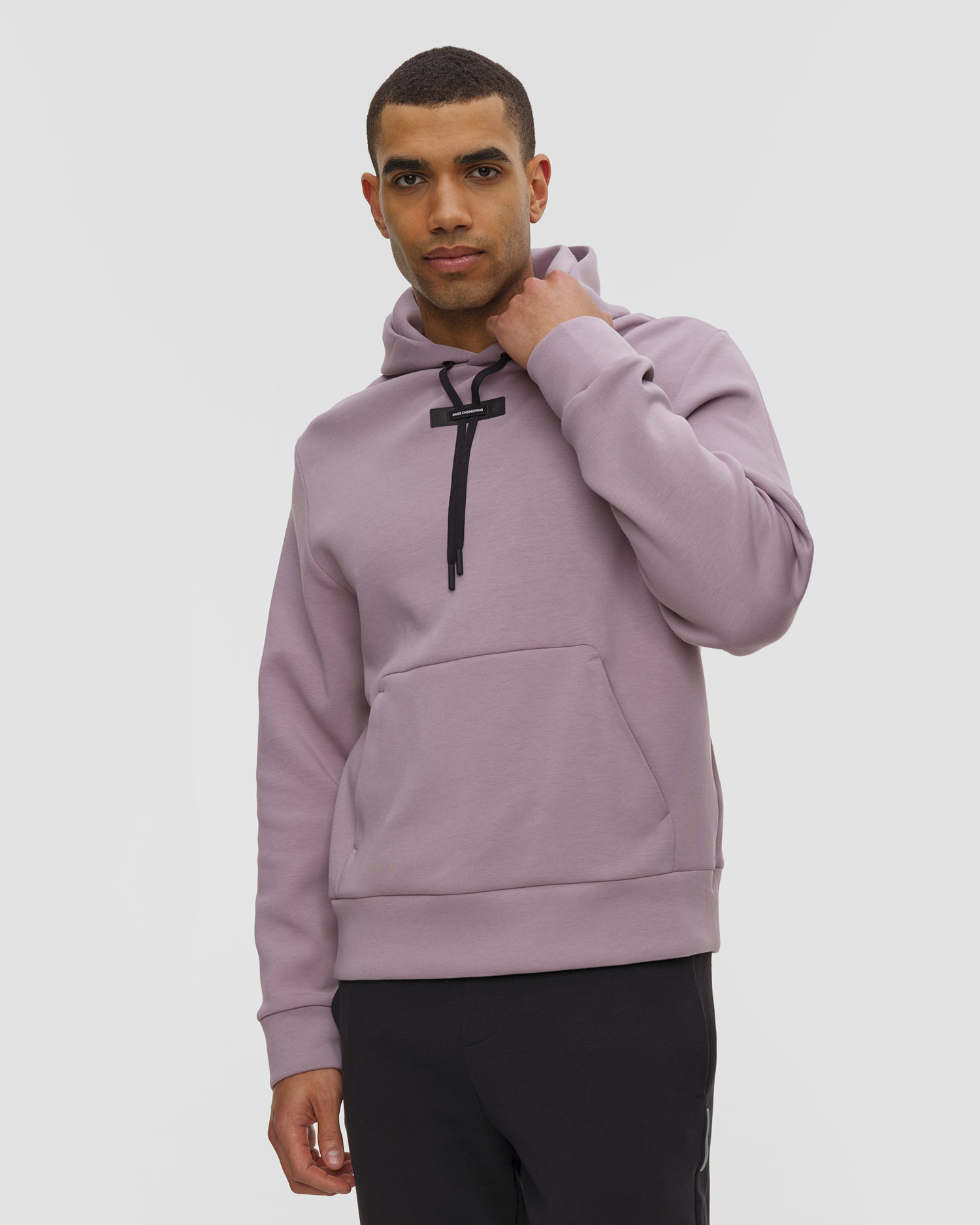 Pánska mikina On Focus Tech Hoodie, Farba-Vzor: Fioletowy,Różowy