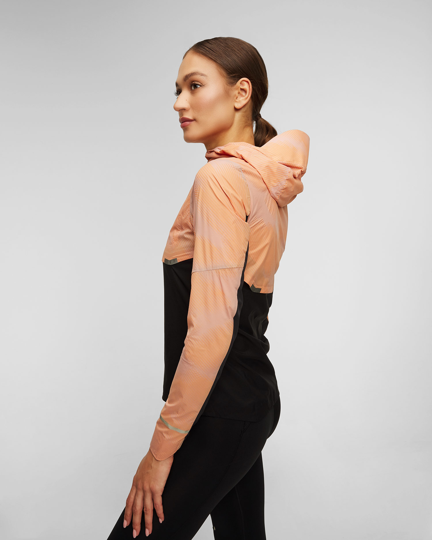 Women's On Weather Jacket Lumos, Color/Pattern: Pomarańczowy,Czarny