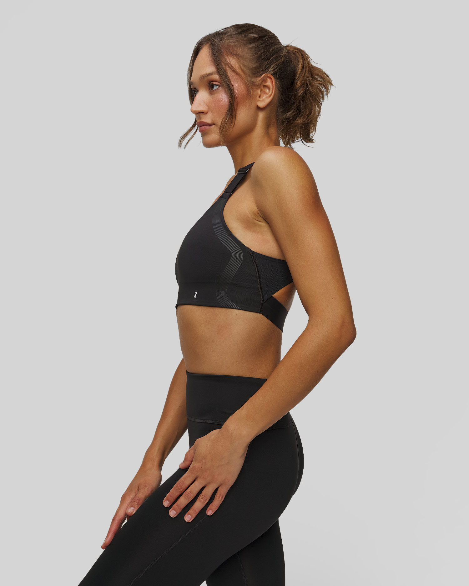 Reggiseno sportivo On Performance Flex Bra nero