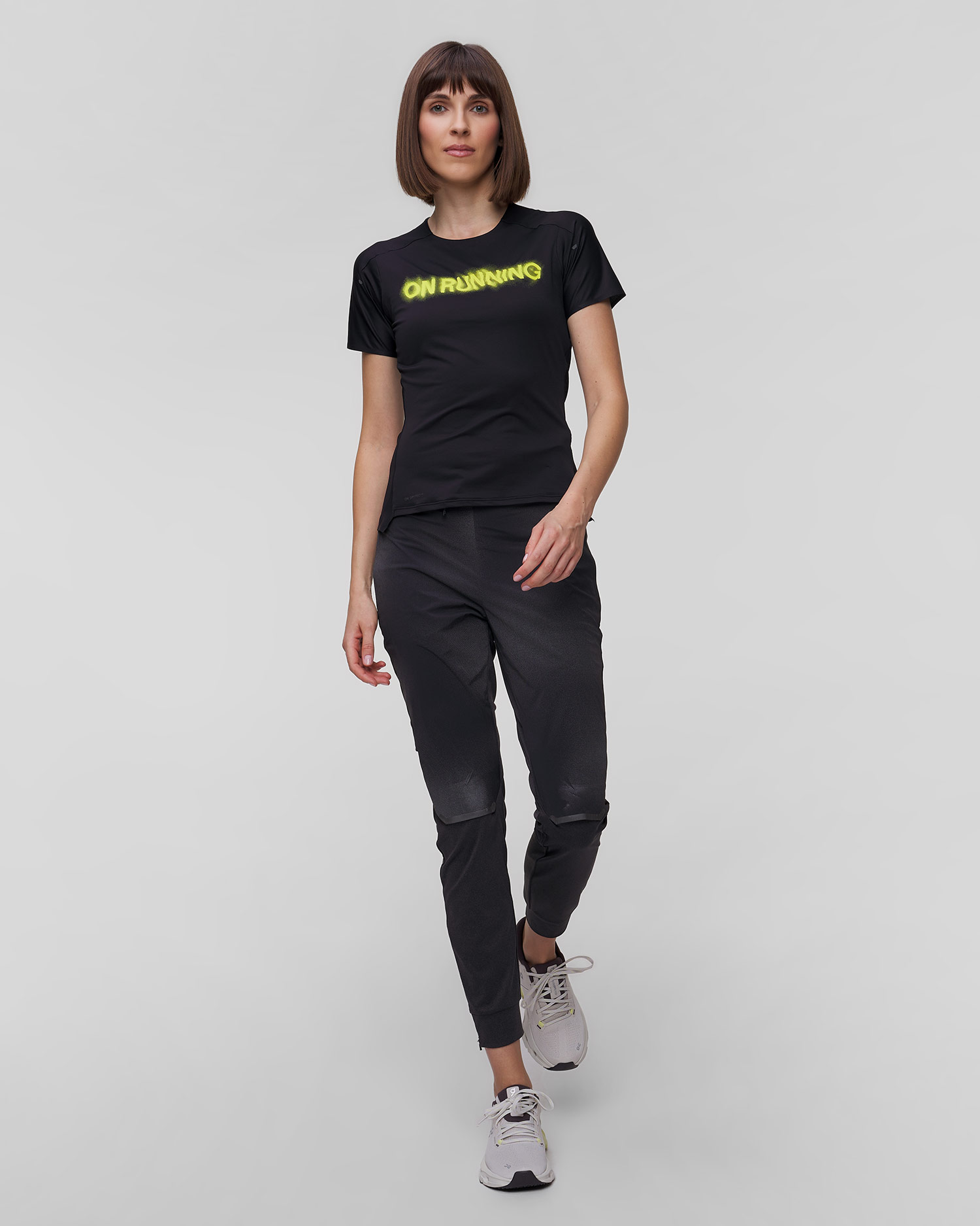 Koszulka biegowa damska On Running Performance-T Lumos