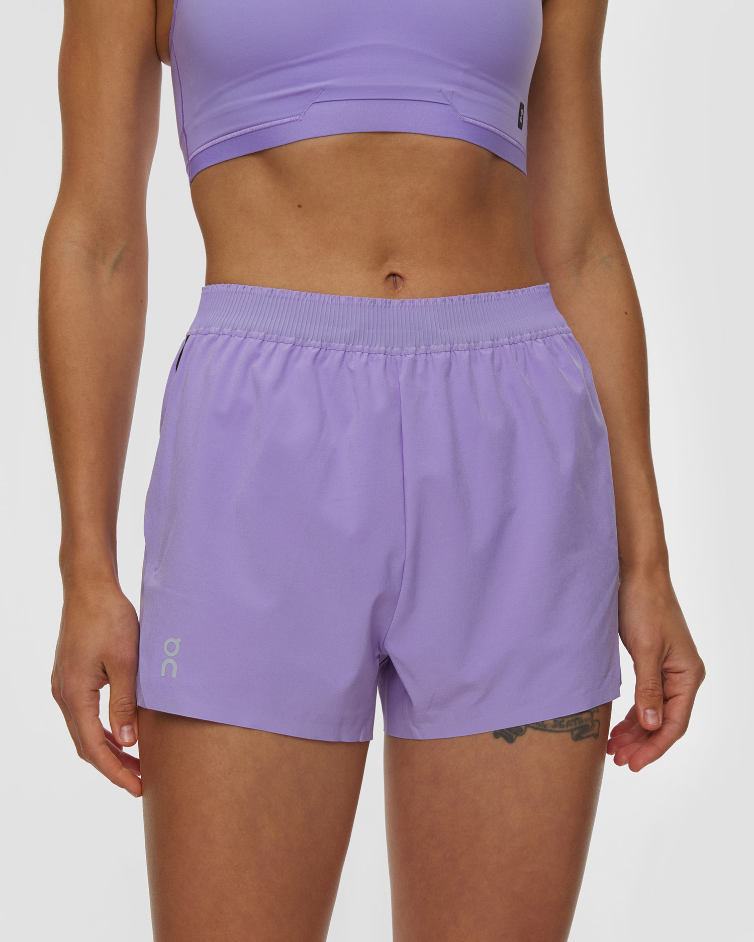 Women's On Train Shorts, Color/Pattern: Fioletowy