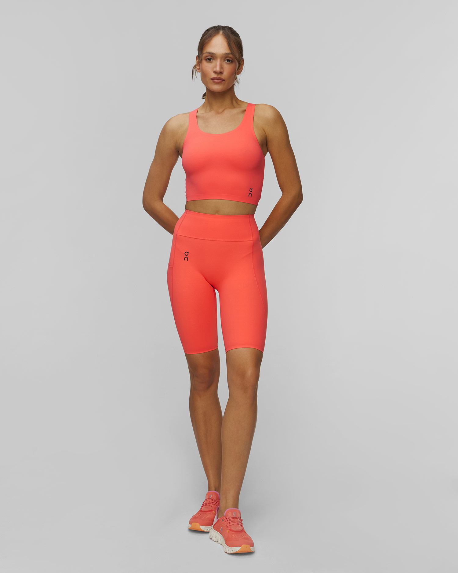 Crop top On Running Studio Open Back Crop Zendaya Edit