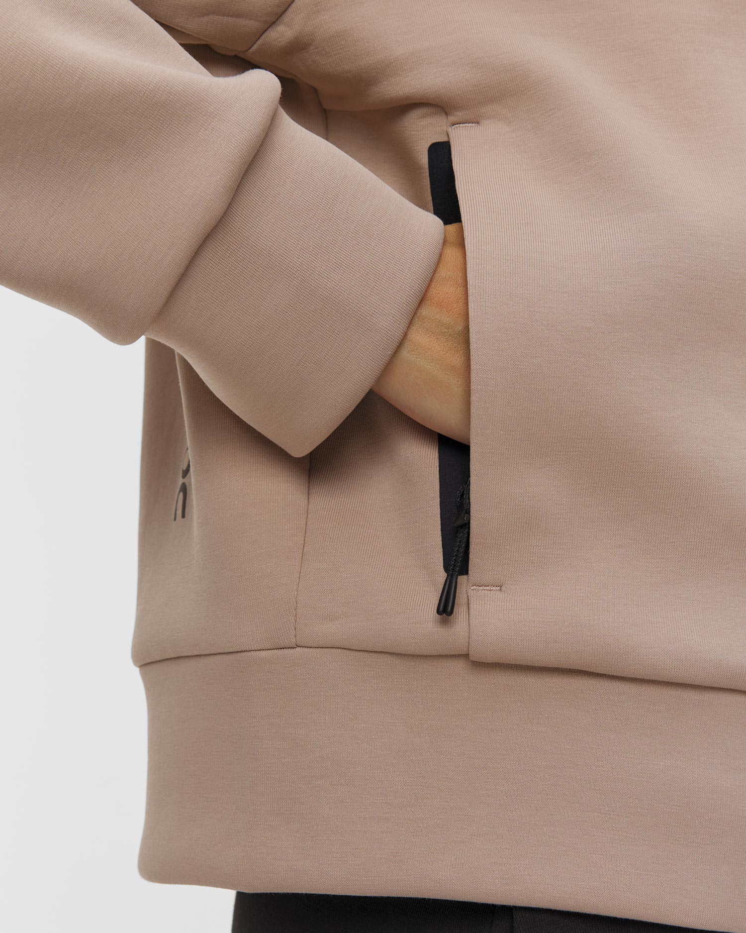 Dámska mikina na zips s kapucňou On Focus Tech Zip Hoodie