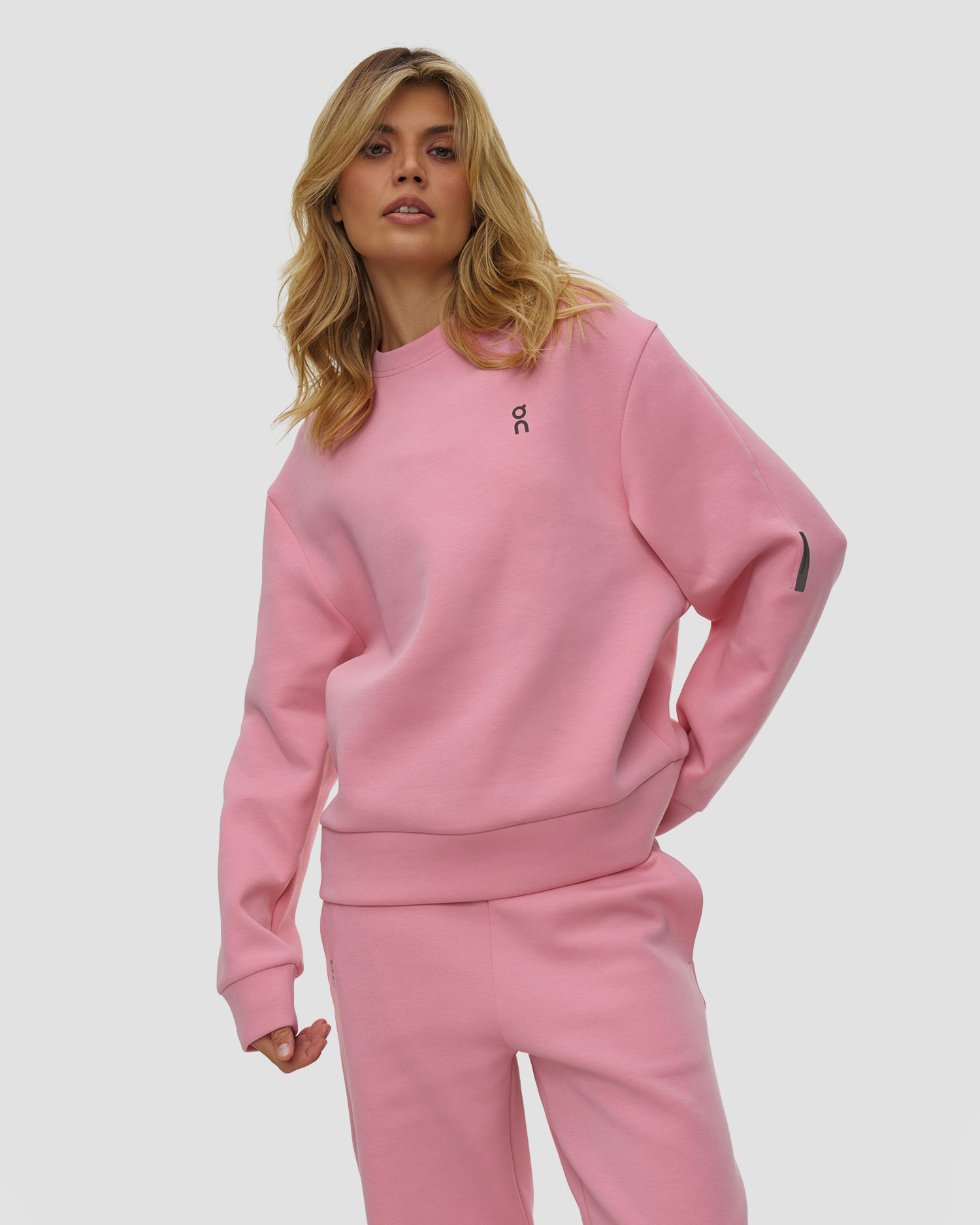 Bluză pentru femei On Focus Crewneck, Culoare/Model: Różowy
