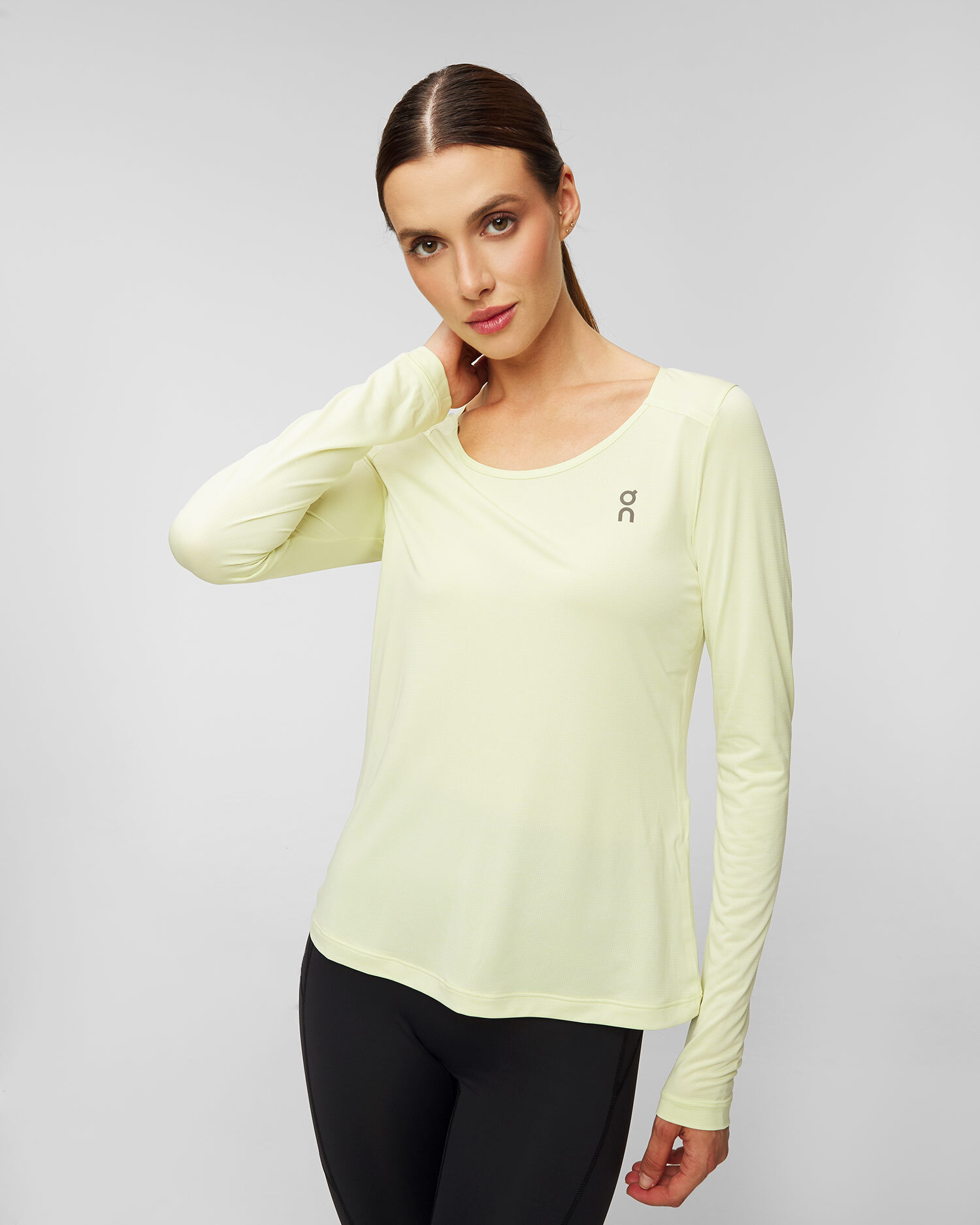 On Running Performance Long-T Damen-Langarmshirt in Gelb