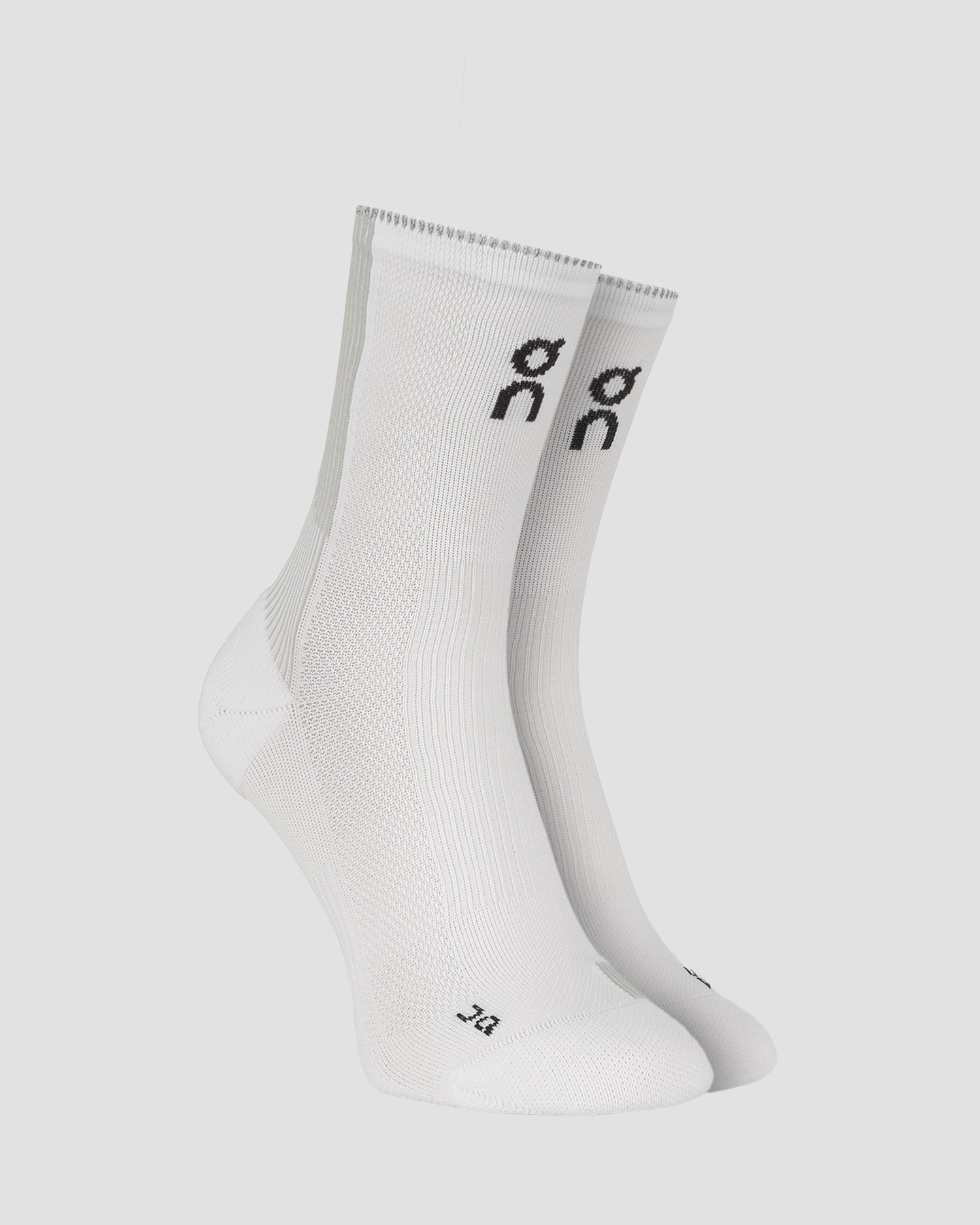 Calzini da corsa On Performance Run Sock High bianchi