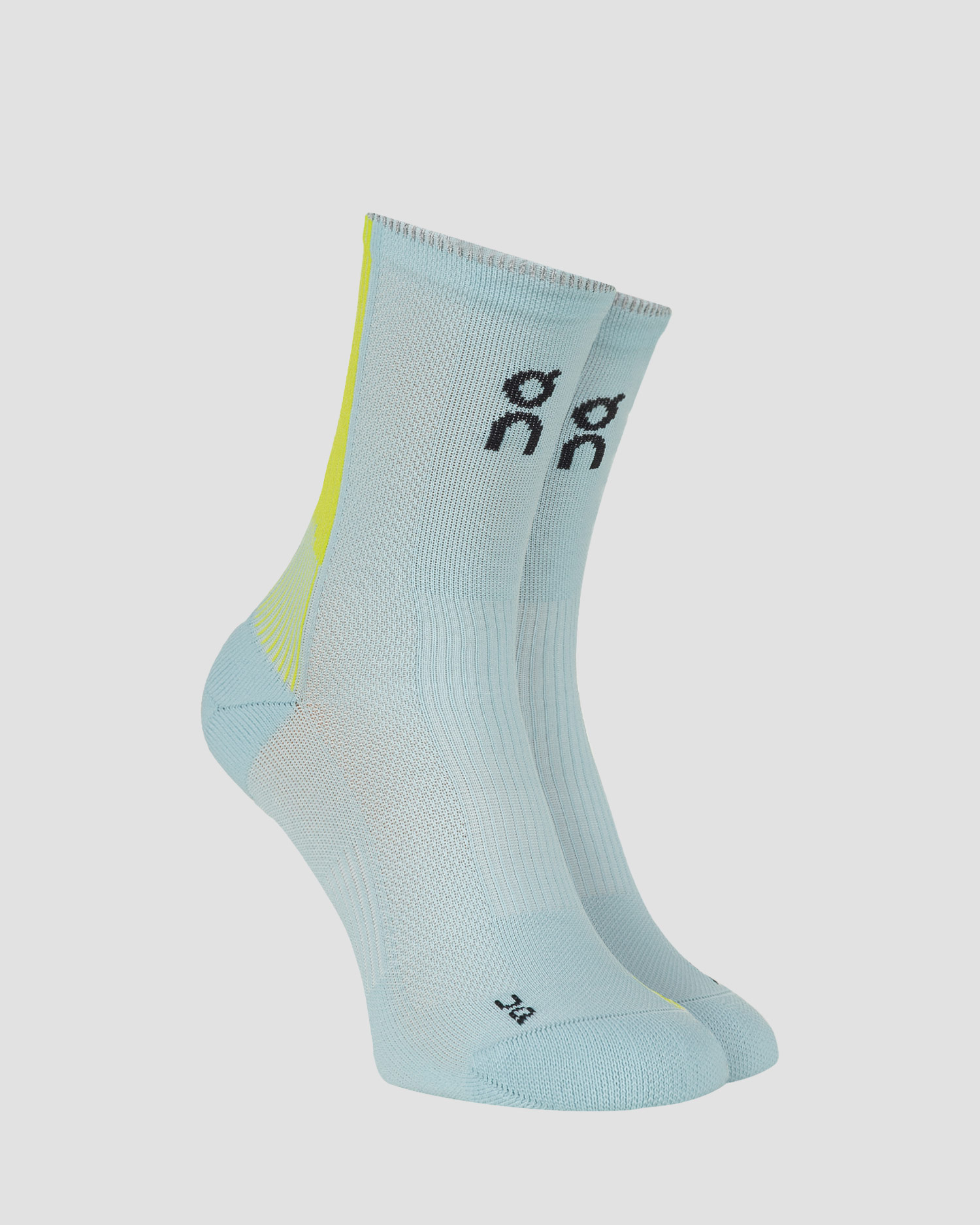 Calzini da corsa On Performance Run Sock High blu-gialli
