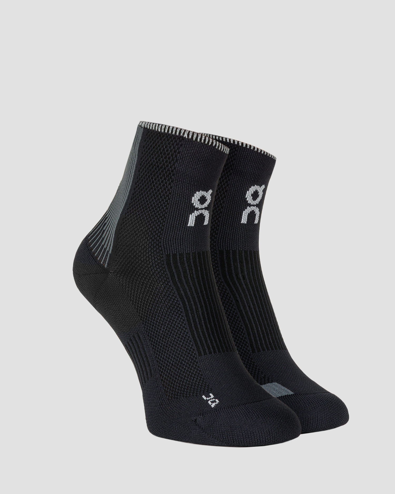 Calzini da corsa On Performance Run Sock Mid neri