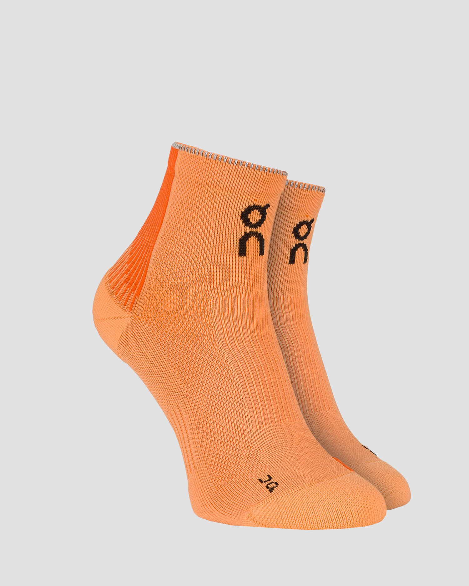 Calzini da corsa On Performance Run Sock Mid arancioni