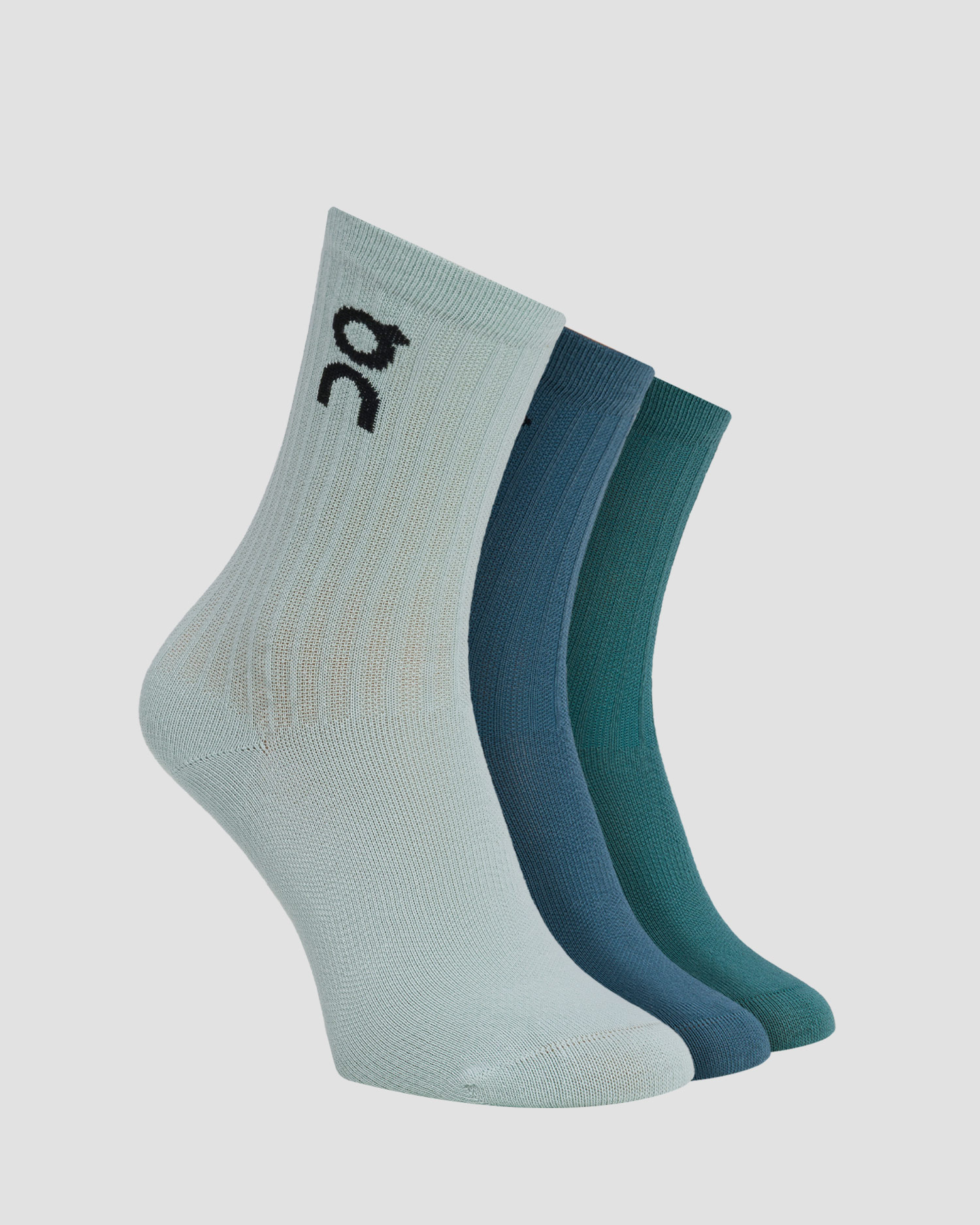 Skarpety wysokie On Logo Sock 3-pack, Kolor/Wzór: Niebieski,Zielony