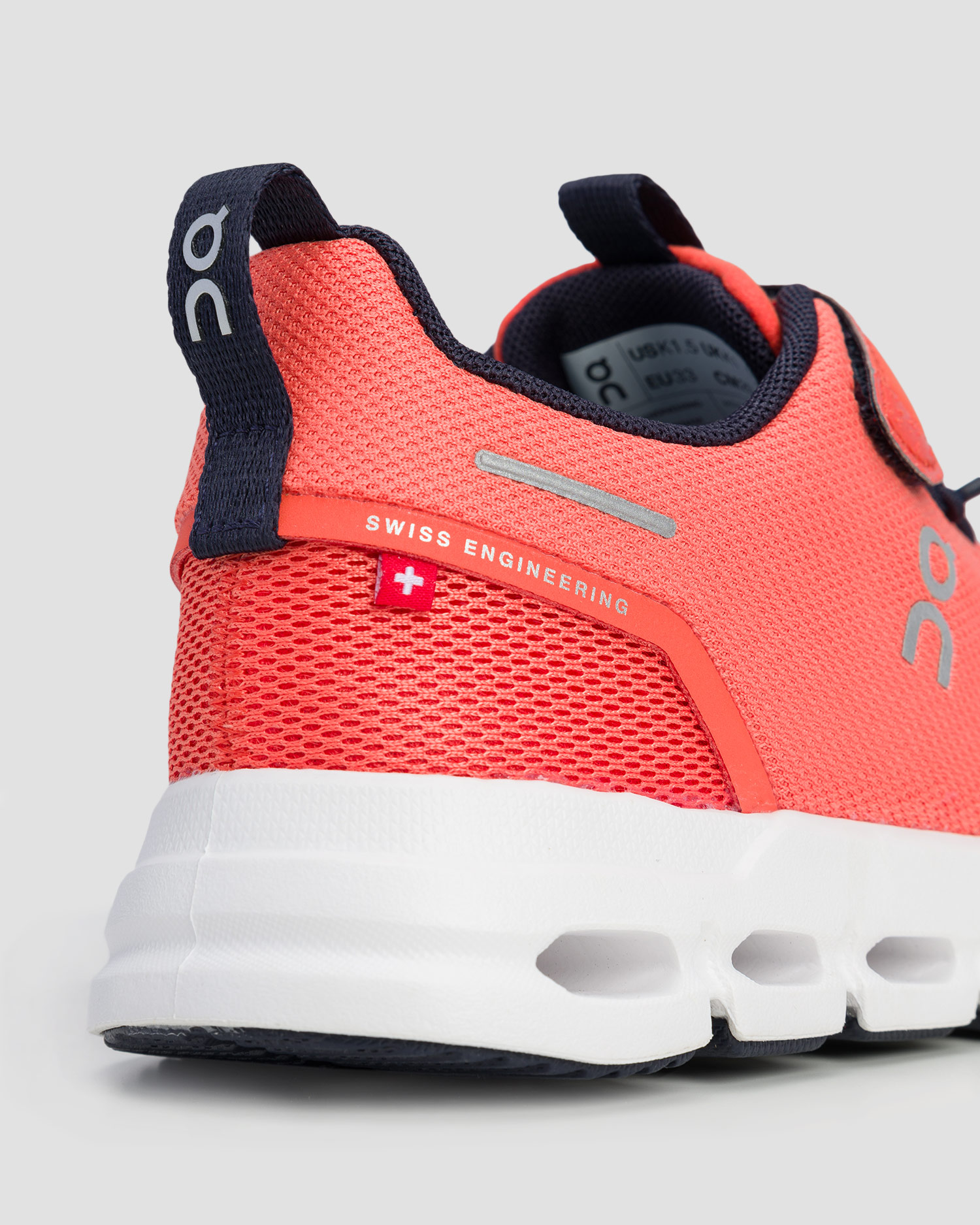 Buty sportowe dziecięce On Cloud Play pomarańczowe