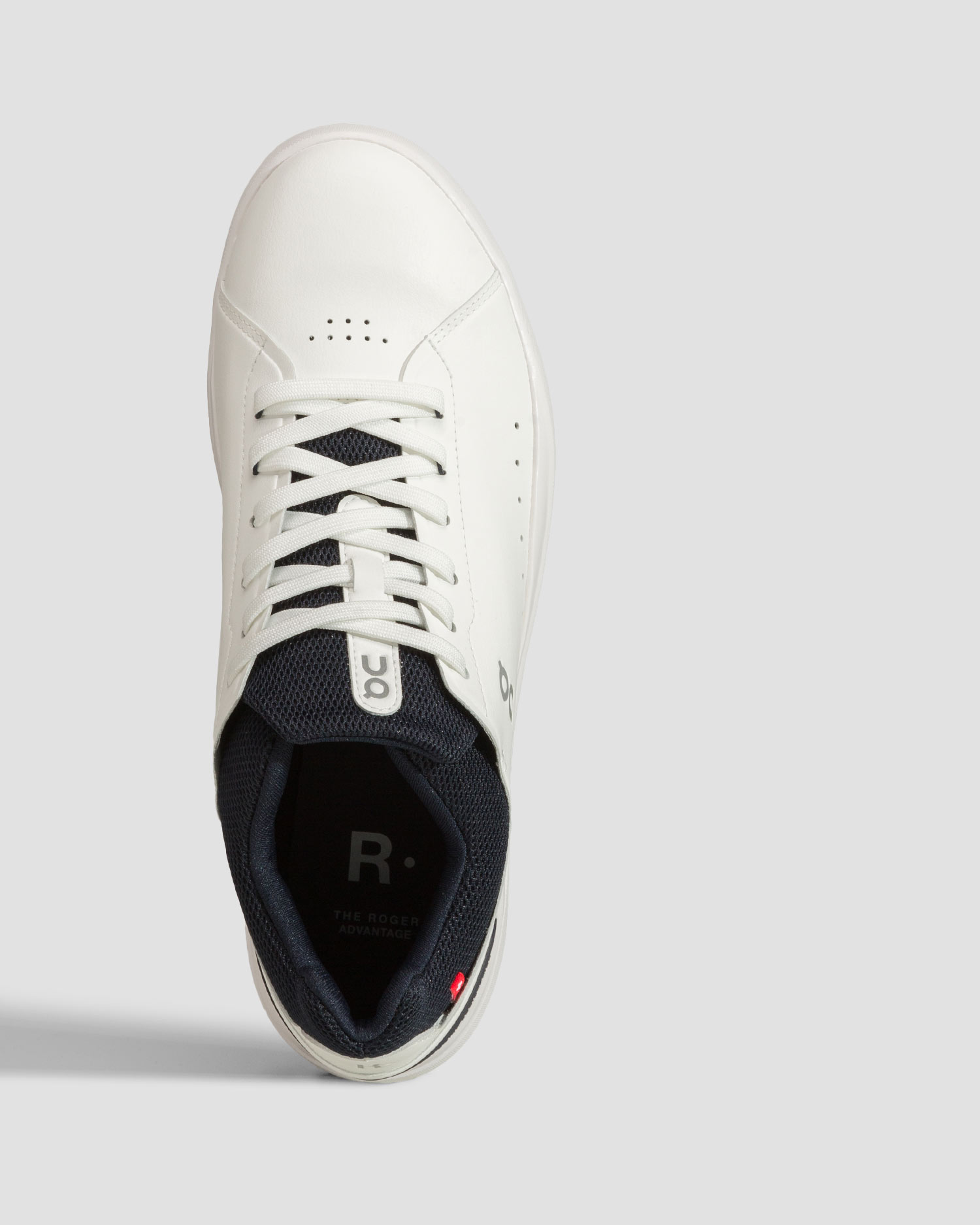 Adidași albi pentru bărbați On The Roger Advantage