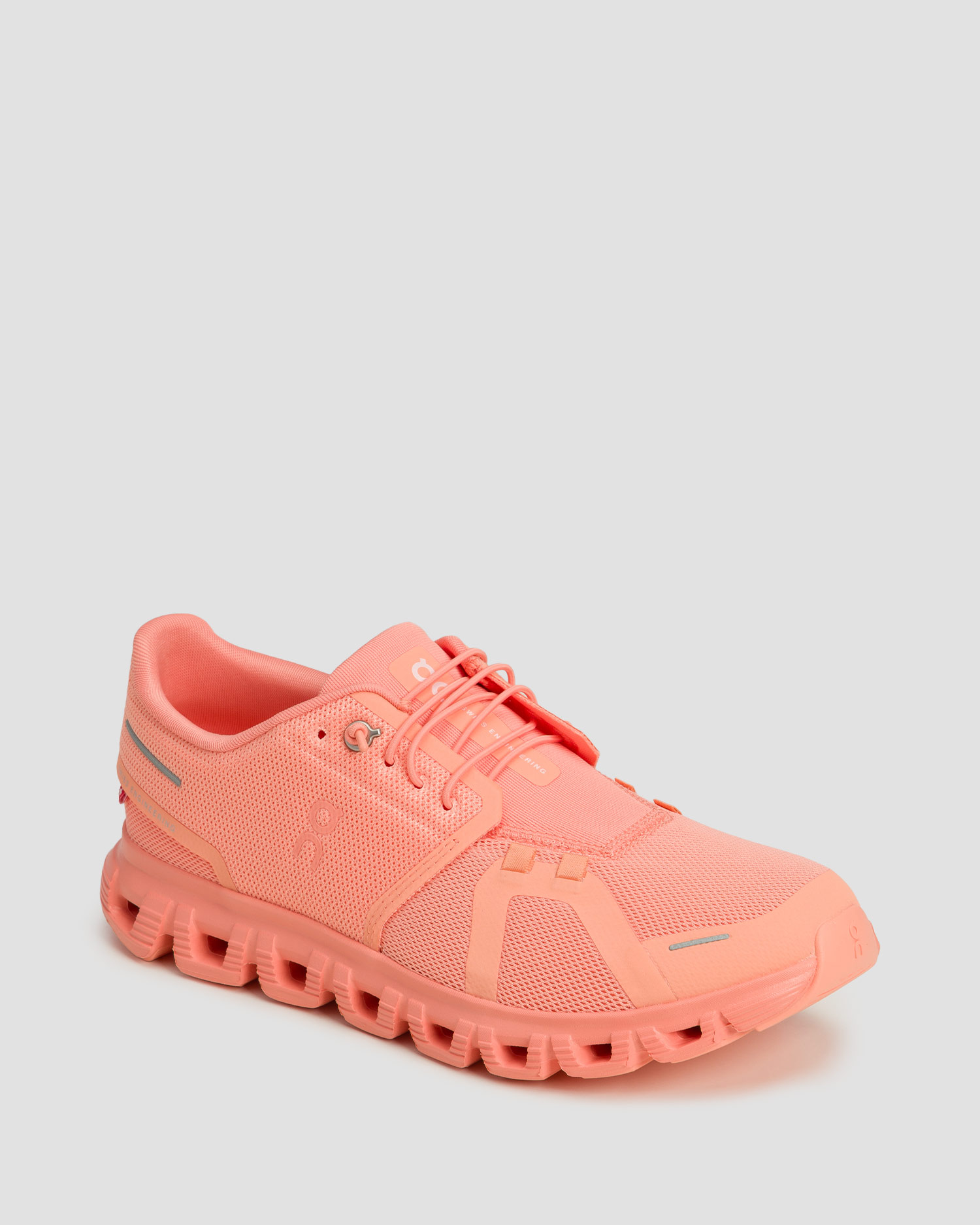 On Cloud 6 Damen-Sneaker, Farbe/Muster: Pomarańczowy,Różowy
