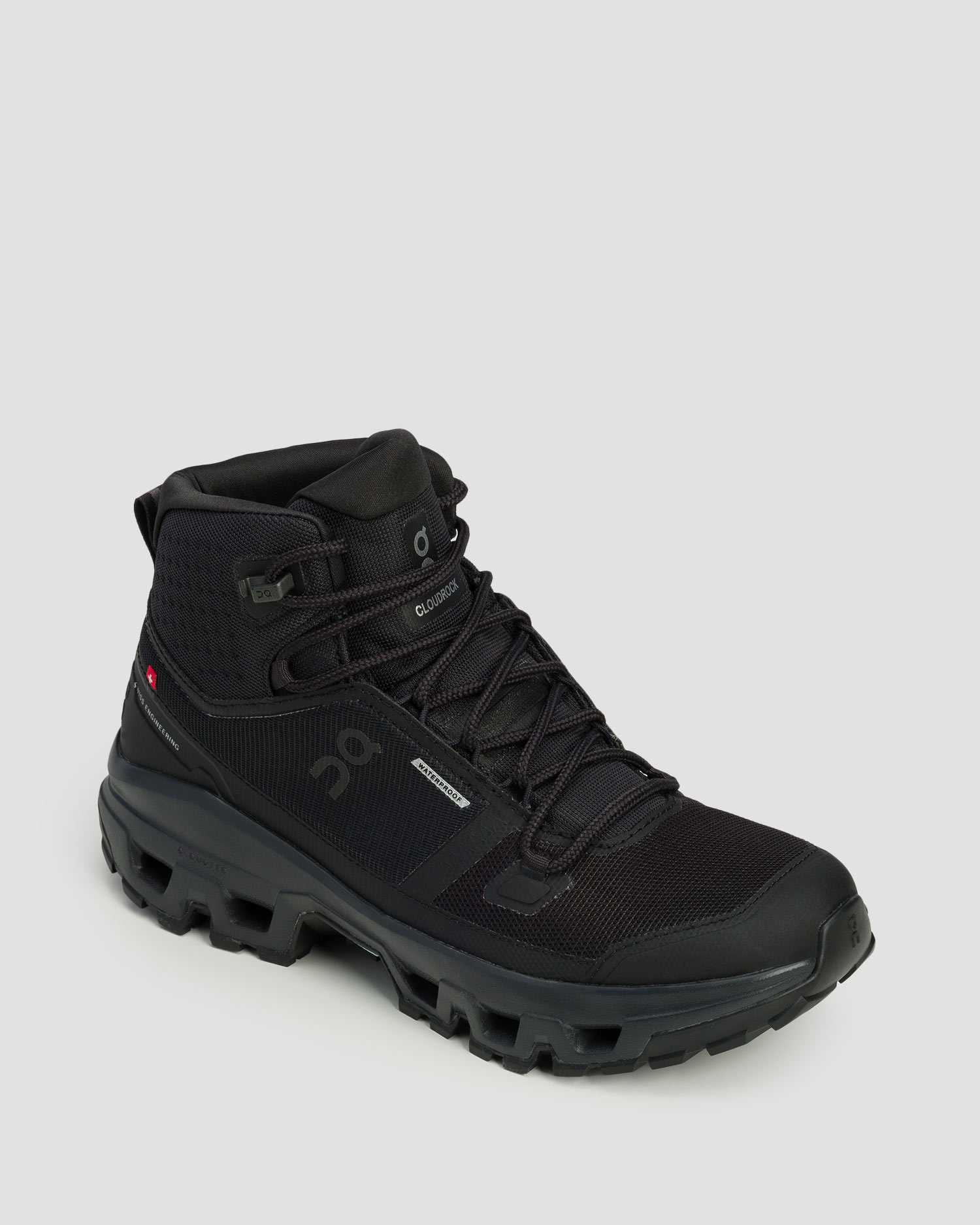 Women's high trekking boots On Cloudrock Mid Waterproof