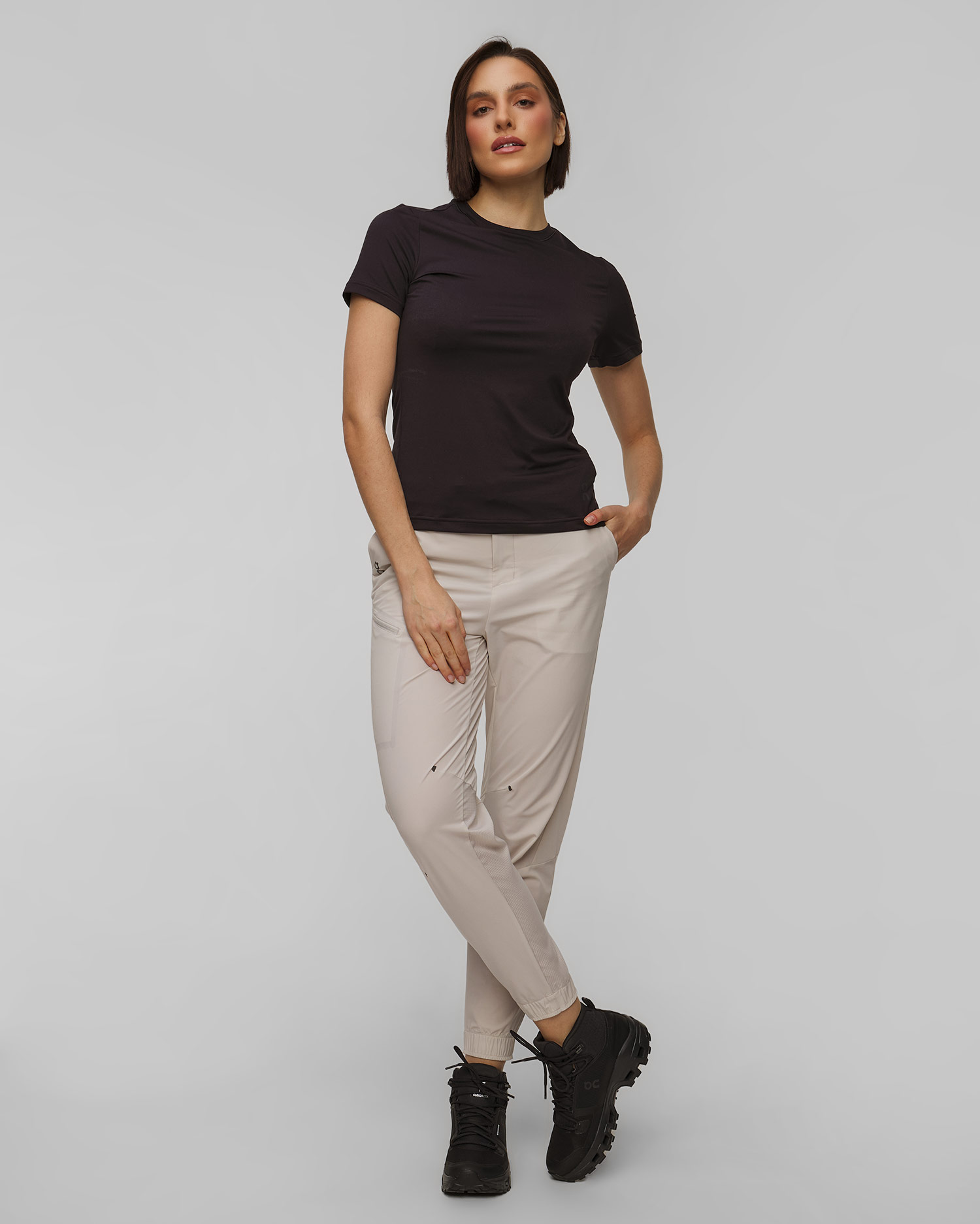 Women's high trekking boots On Cloudrock Mid Waterproof