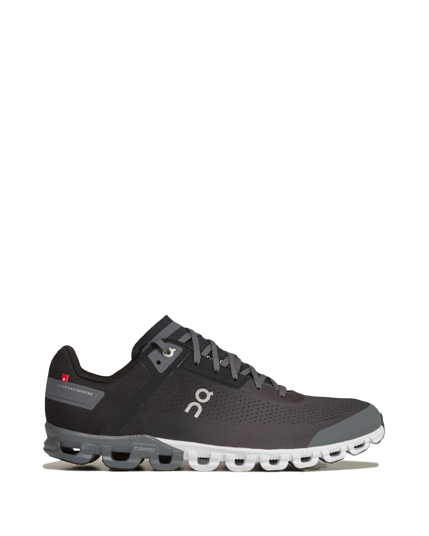  ON Running Men's Cloudflow Running Shoes (Black/Asphalt, 7)