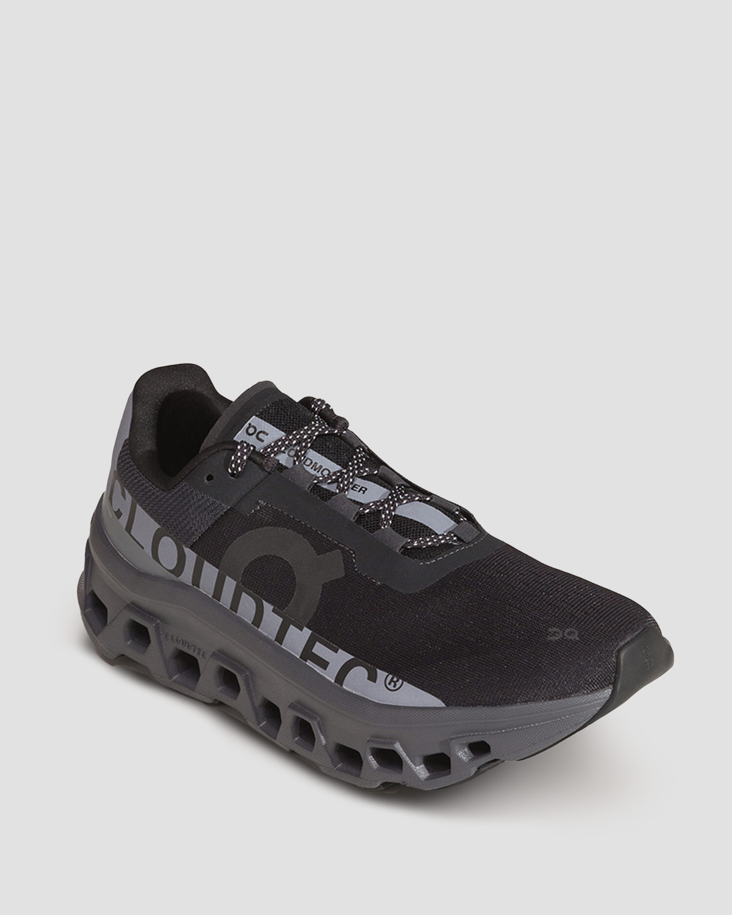 Pantofi de alergare pentru femei On Cloudmonster Lumos negri