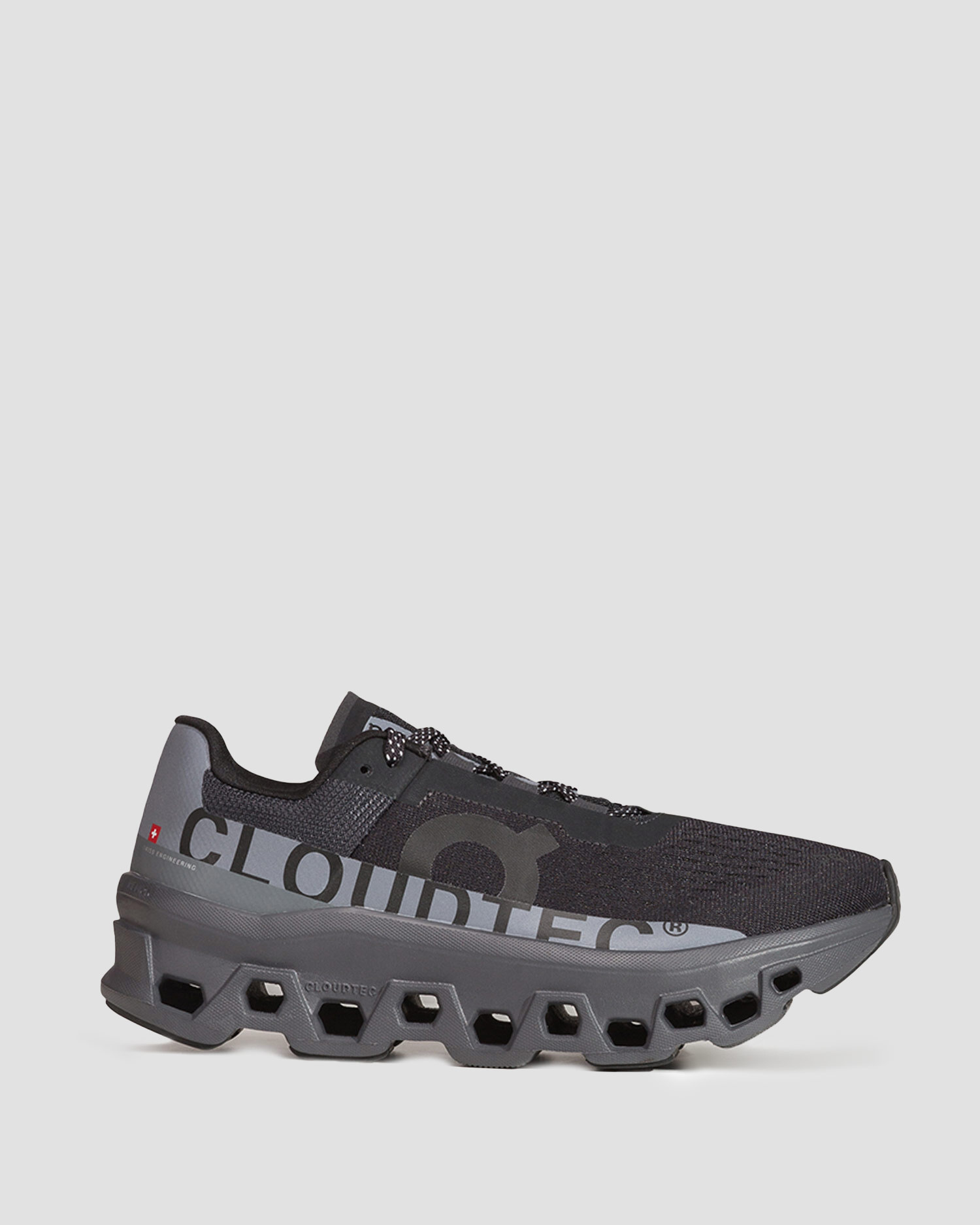 Scarpe da corsa da uomo On Cloudmonster Lumos nere