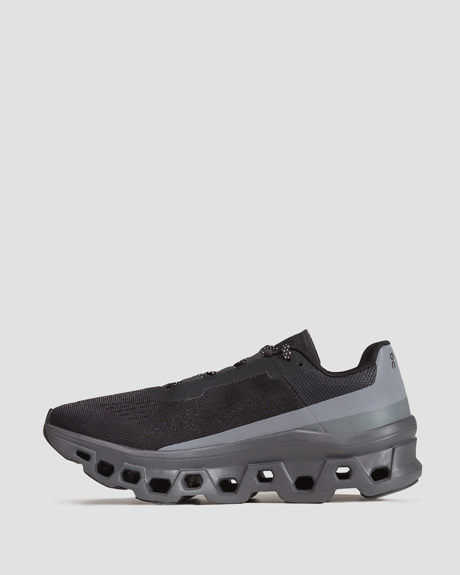 Scarpe da corsa da uomo On Cloudmonster Lumos nere