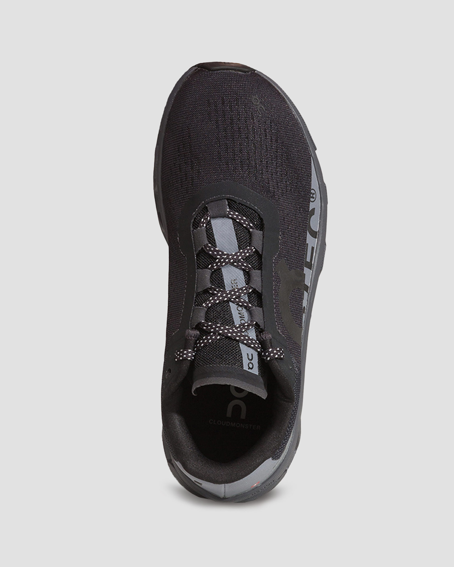 Scarpe da corsa da uomo On Cloudmonster Lumos nere