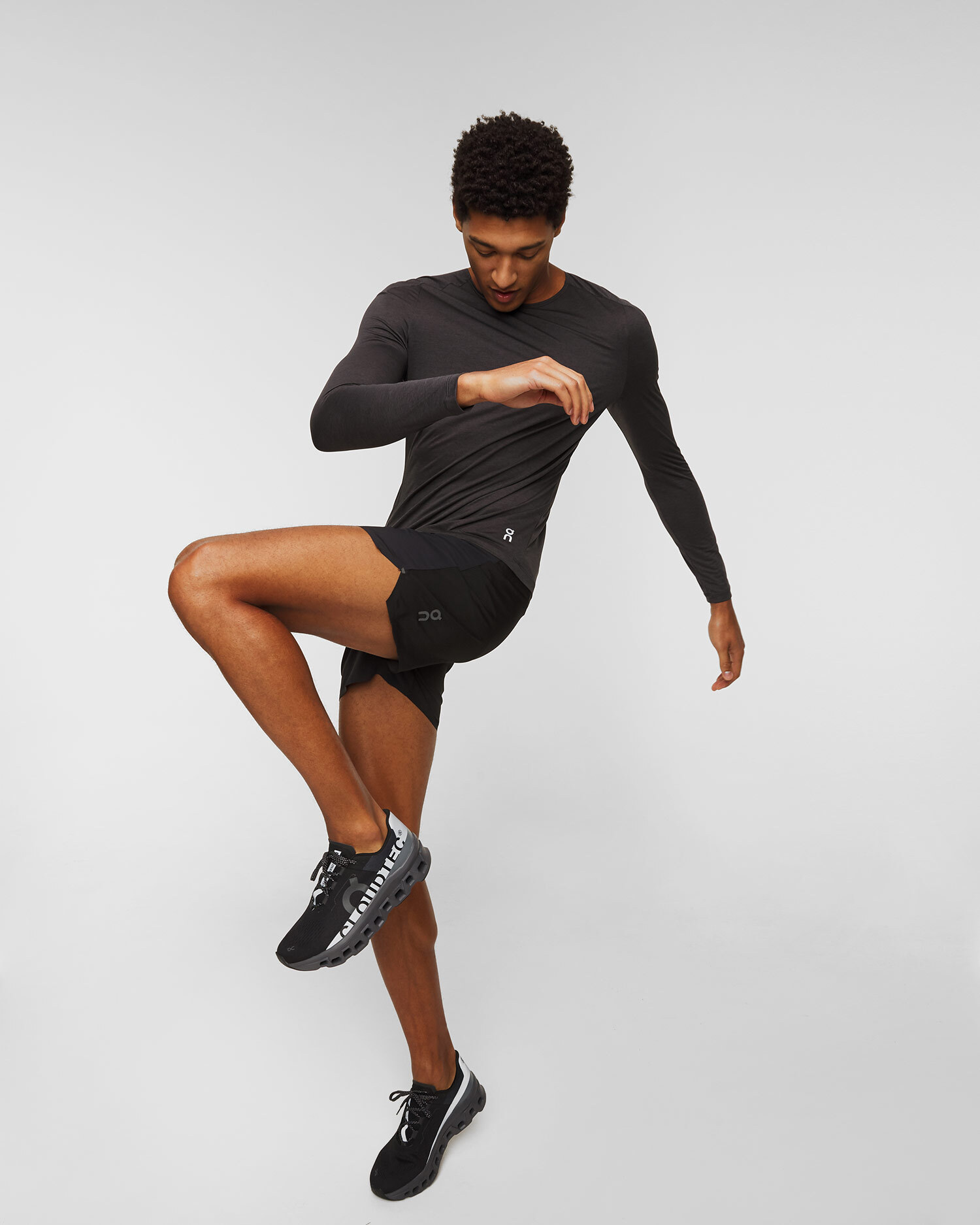 Pantofi de alergare pentru bărbați On Cloudmonster Lumos negri