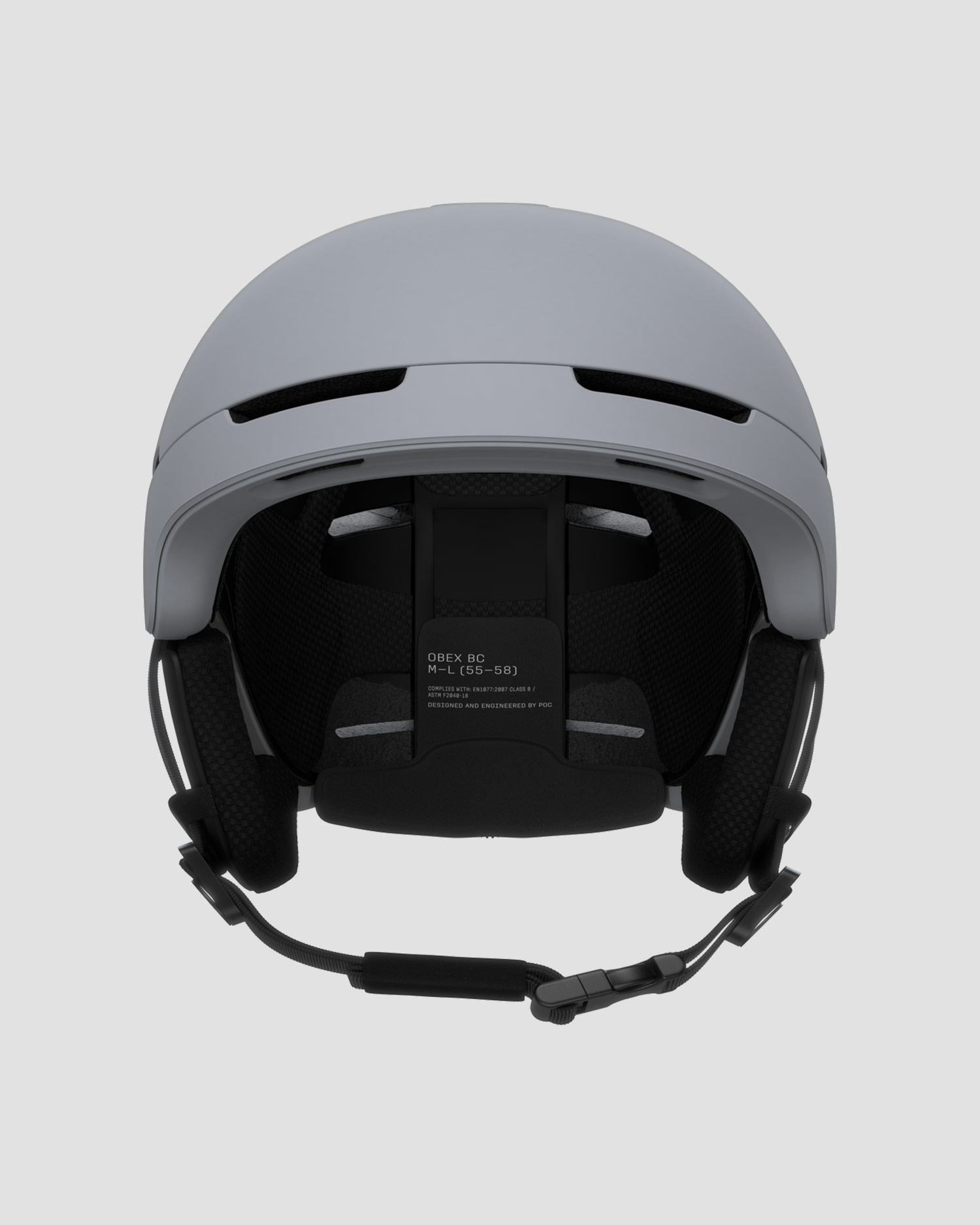 POC Obex BC MIPS Skihelm in Grau