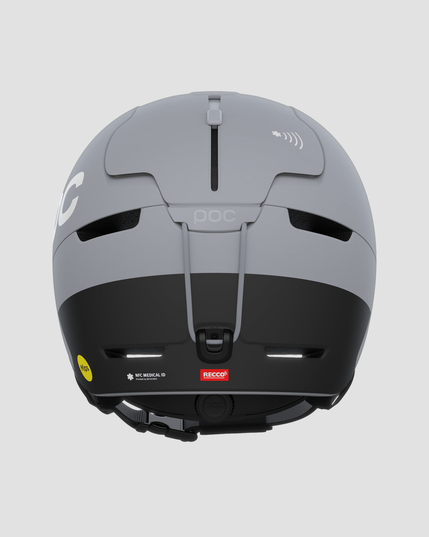 POC Obex BC MIPS Skihelm in Grau
