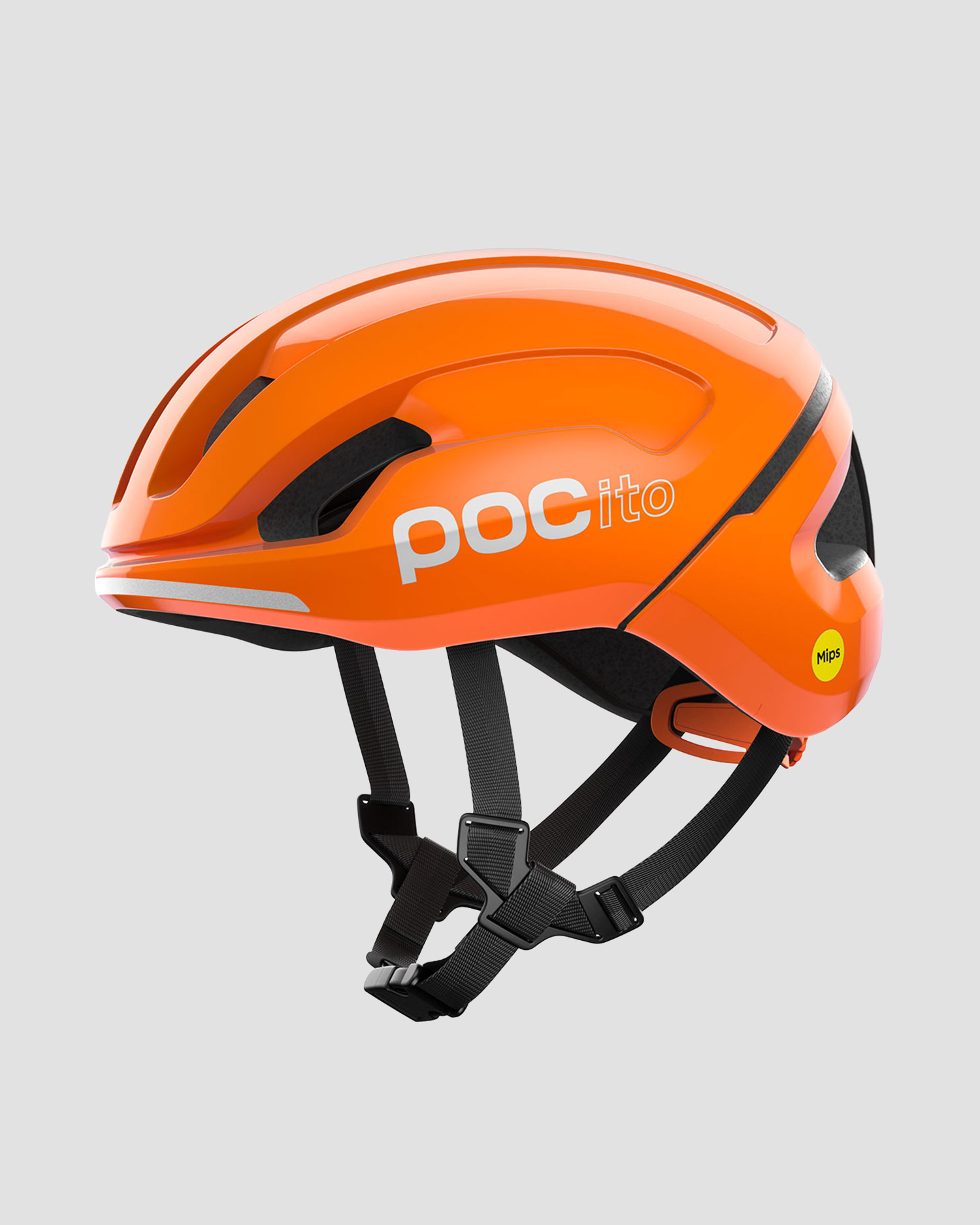 Kask rowerowy dziecięcy POC POCito Omne MIPS pomarańczowy
