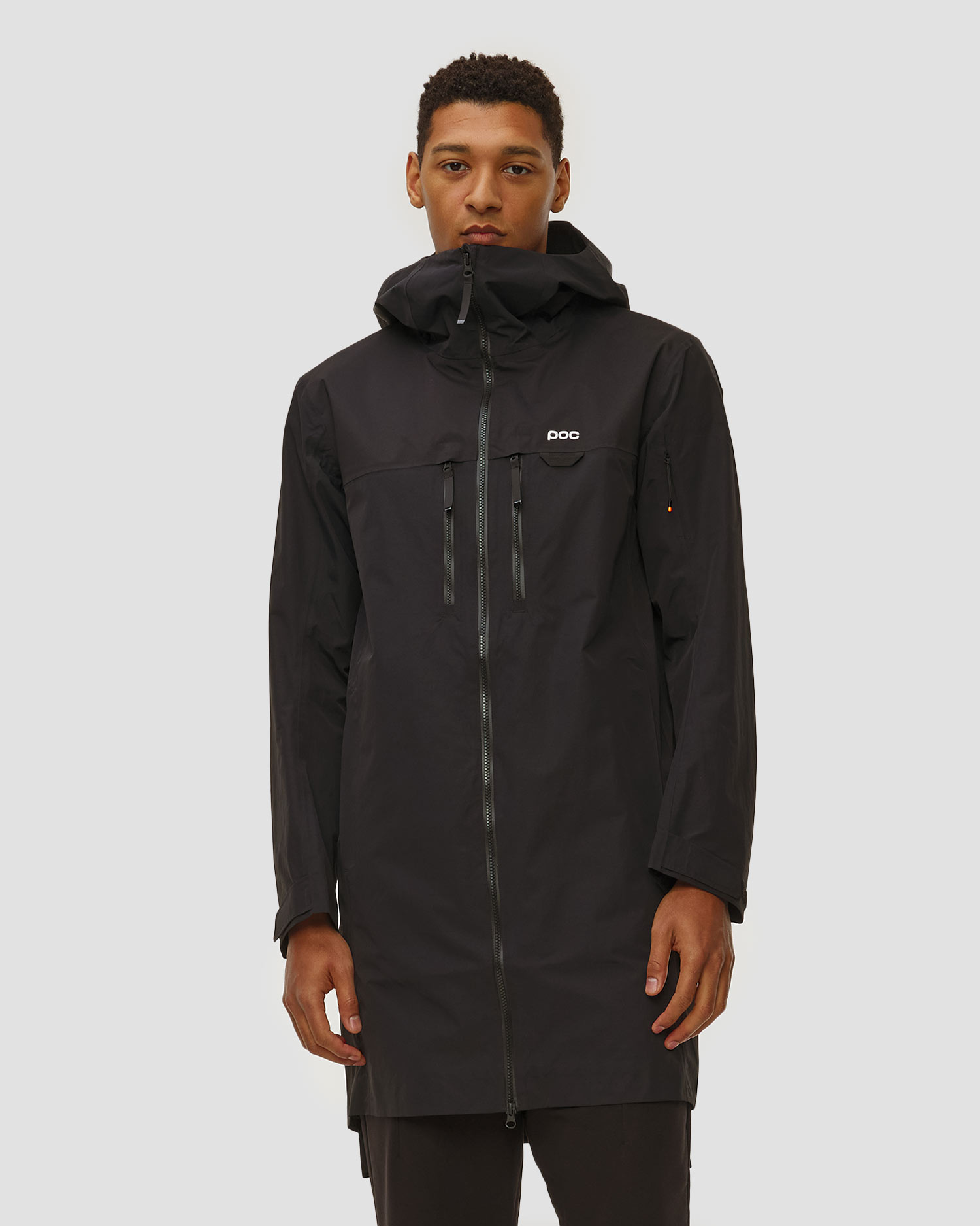 Palton pentru bărbați POC Race Mentor Coat  negru