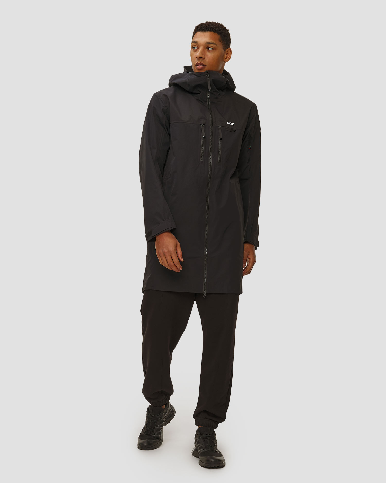 Palton pentru bărbați POC Race Mentor Coat  negru