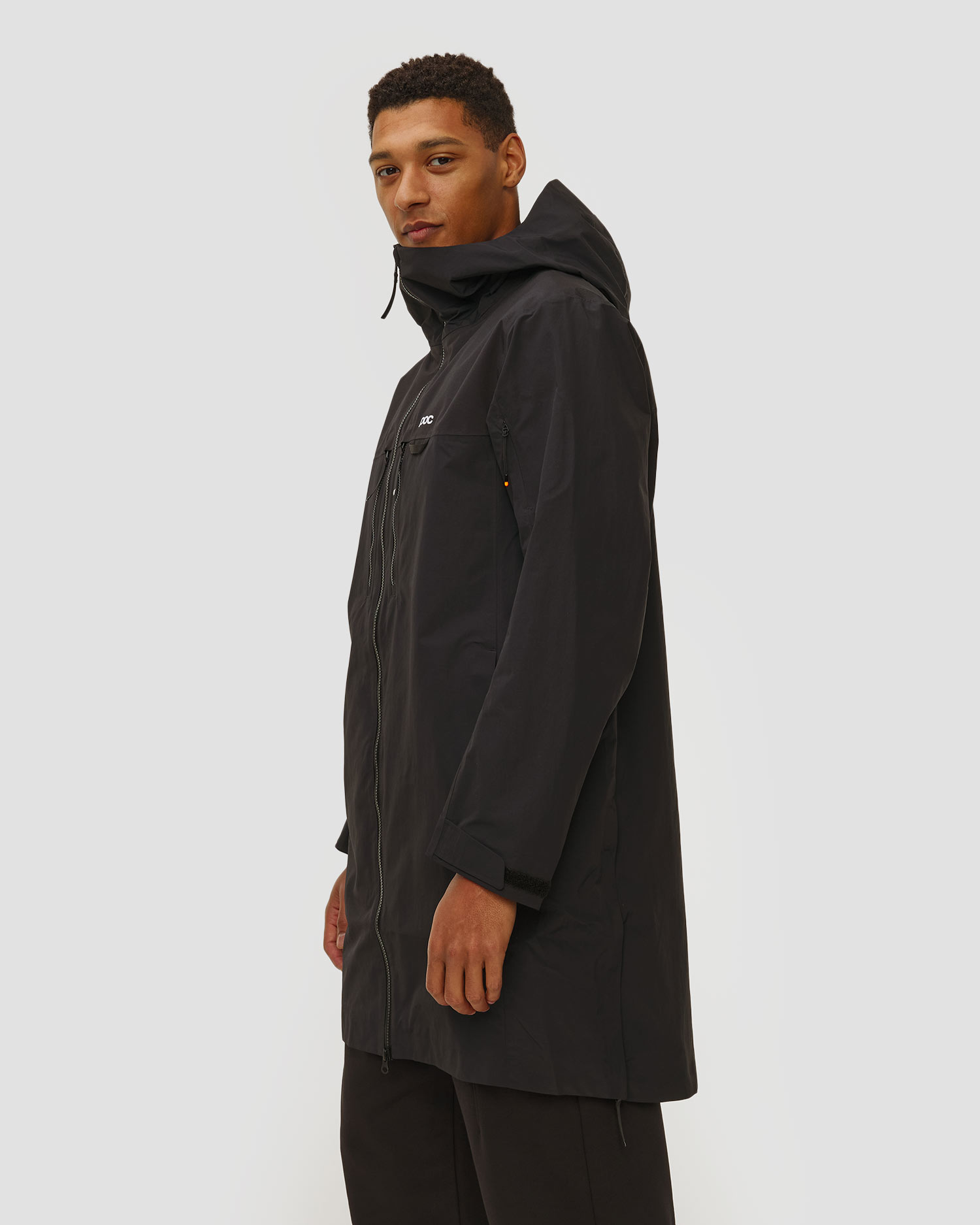 Palton pentru bărbați POC Race Mentor Coat  negru