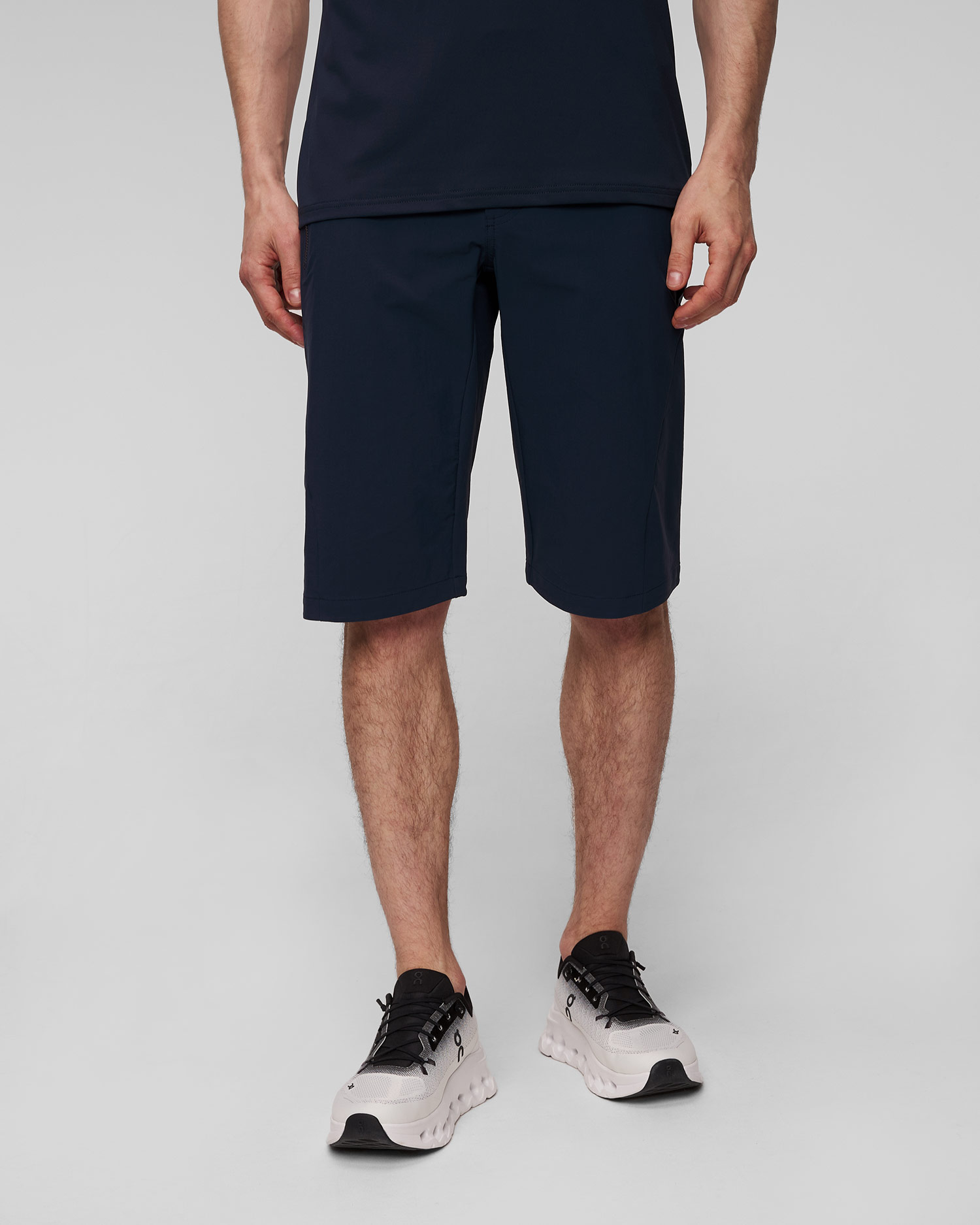 Dark blue cycling shorts POC Essential Enduro