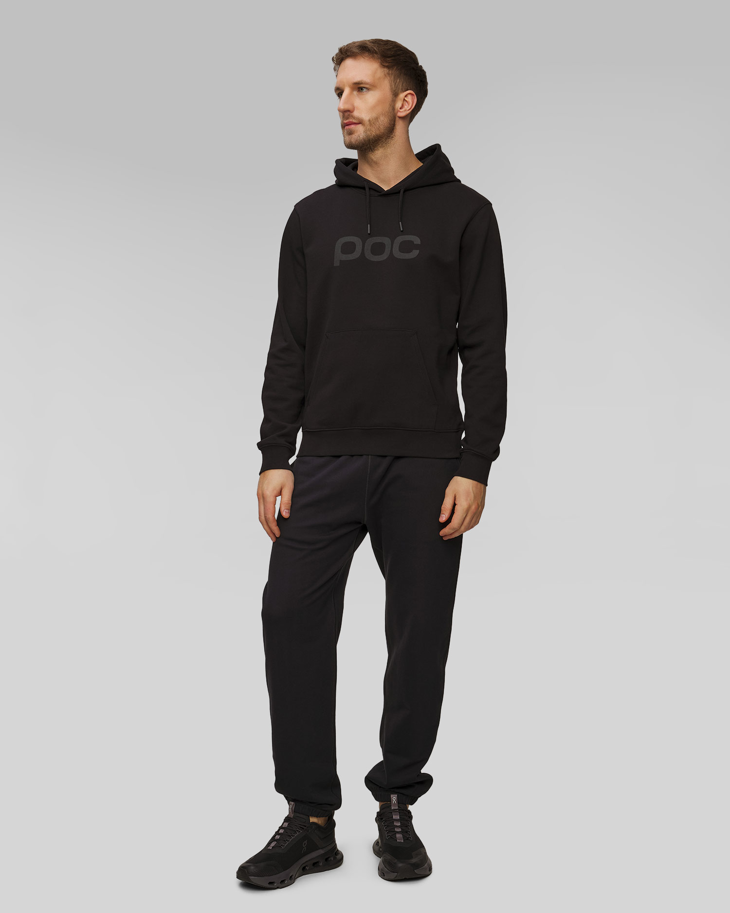 Sweat-shirt à capuche noir POC Hood 