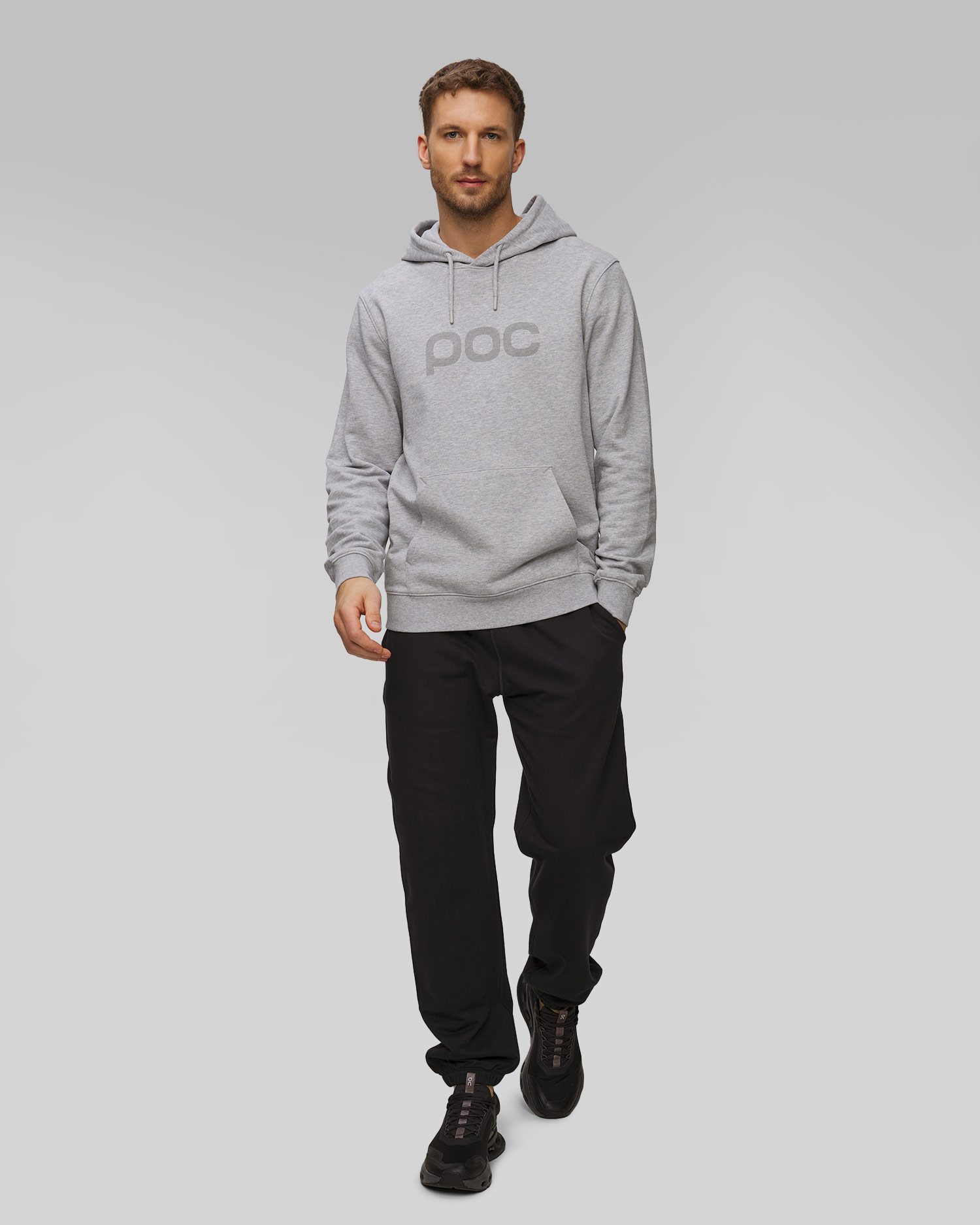Sweat-shirt à capuche gris POC Hood