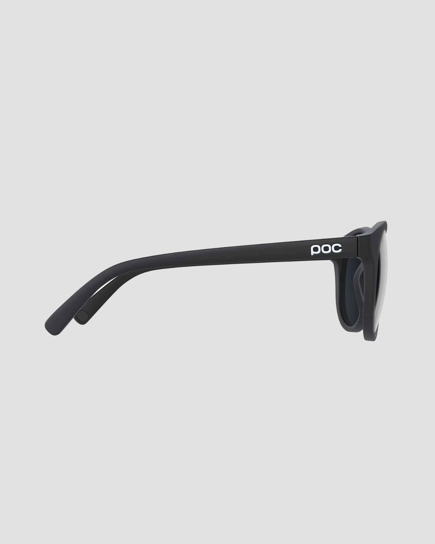 POC Know Polarisierte Sonnenbrille in Schwarz mit Clarity Polarized/Sunny Grey Gläsern