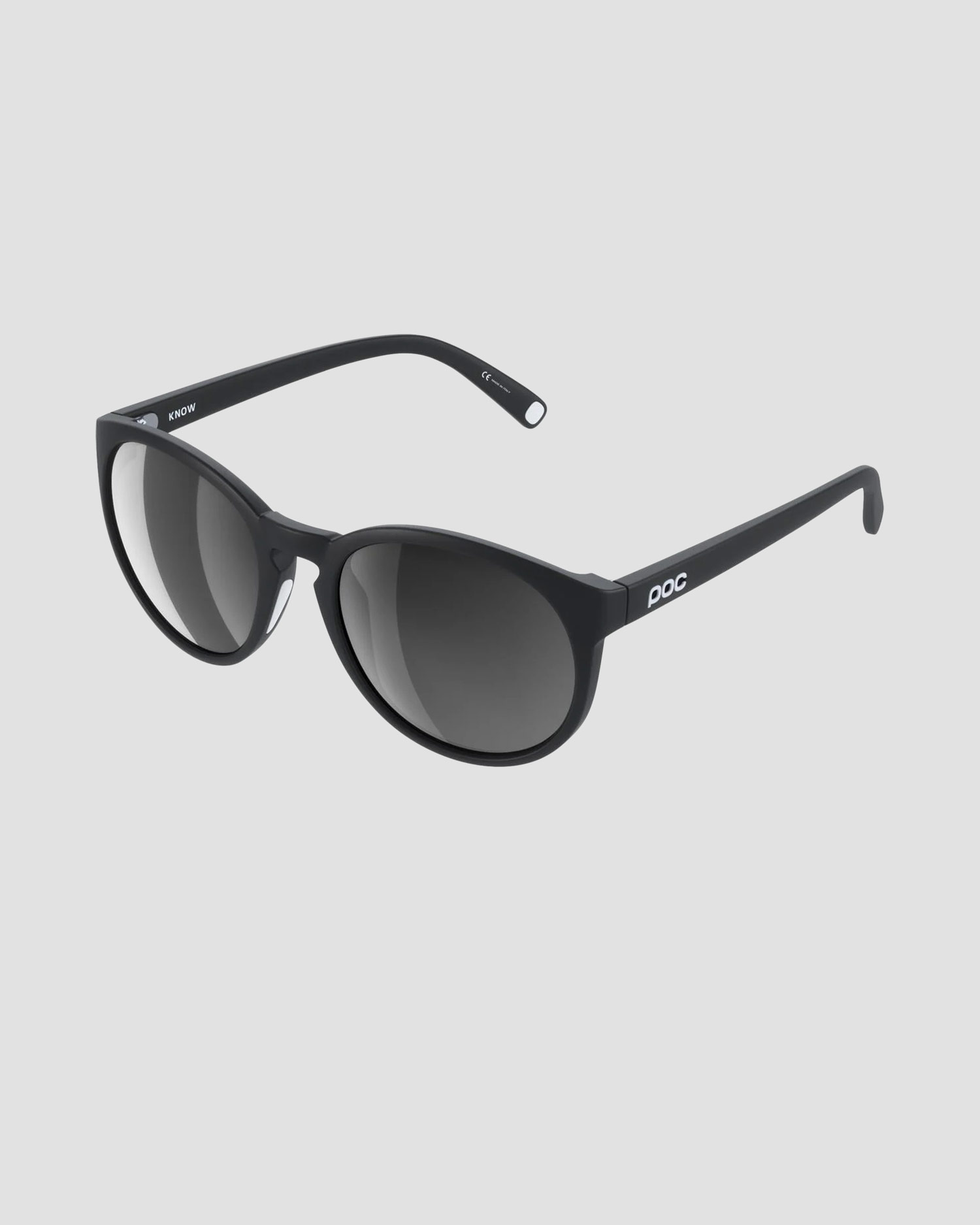 Lunettes de soleil noires POC Know avec verres Clarity Universal/Sunny Grey