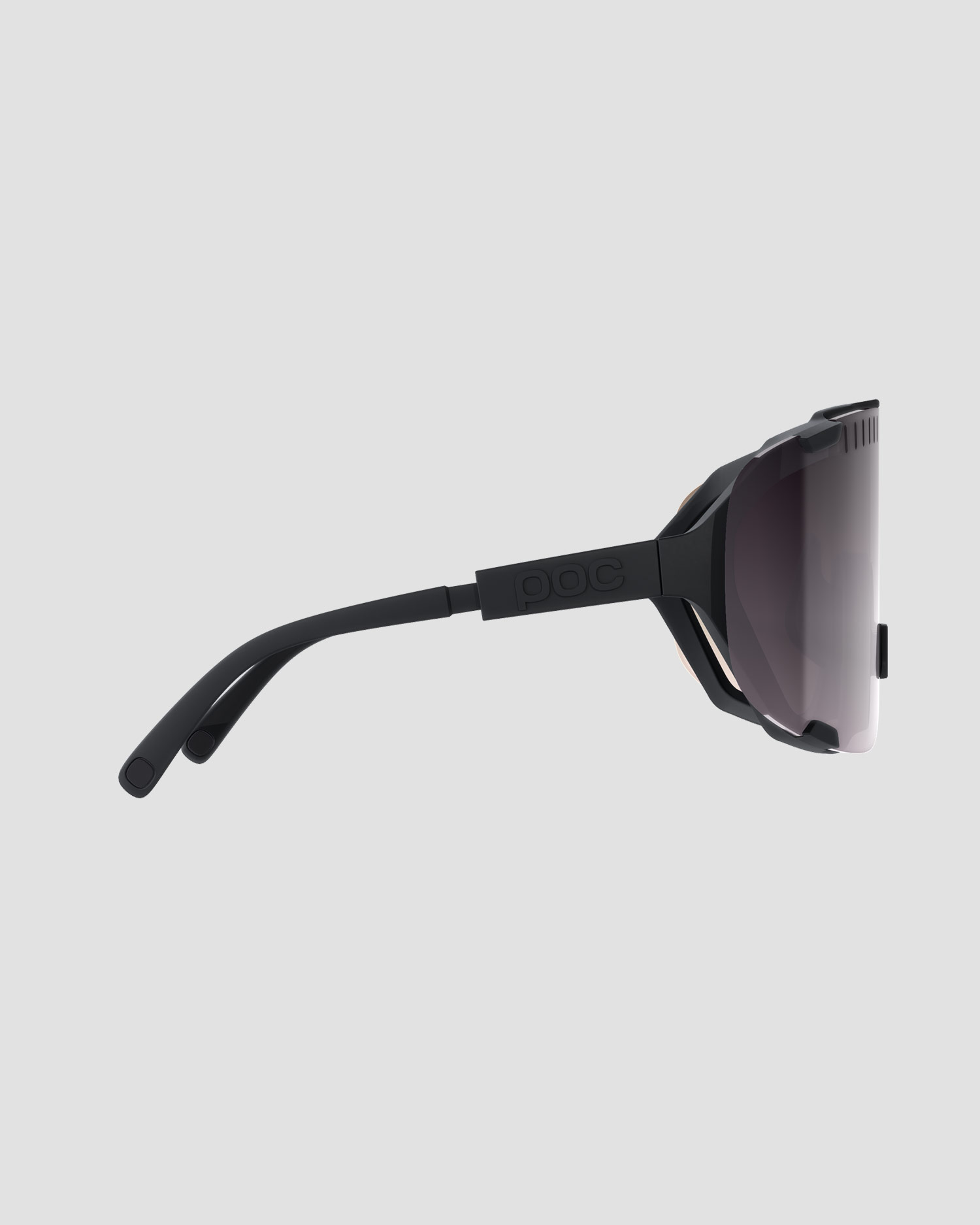 Slnečné okuliare POC Devour čierne so šošovkami Clarity Trail/Partly Sunny Silver