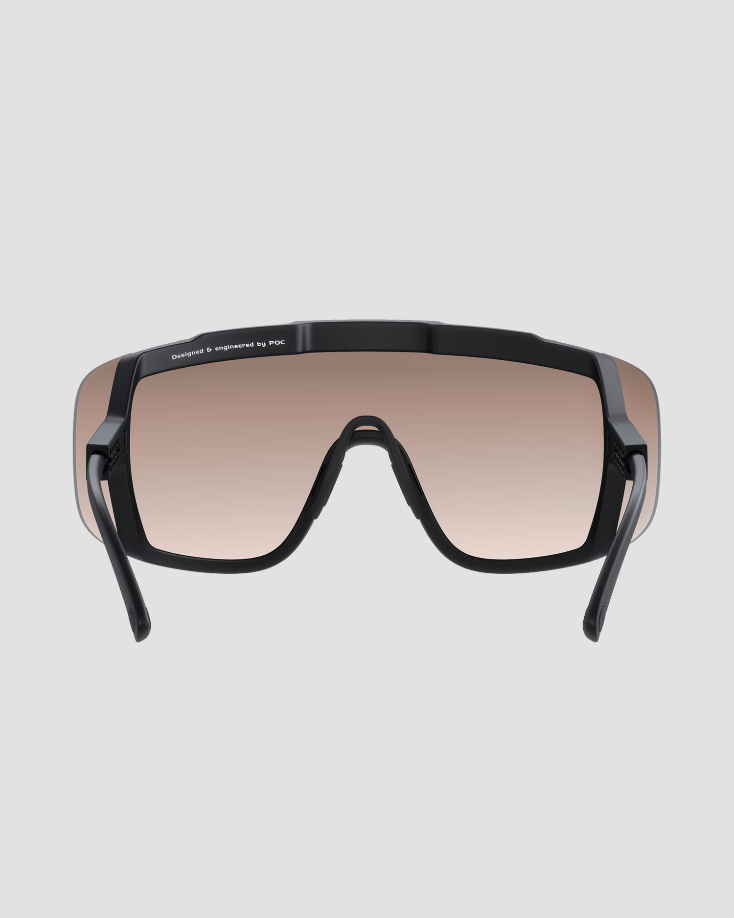 Okulary przeciwsłoneczne POC Devour czarne z soczewkami Clarity Trail/Partly Sunny Silver