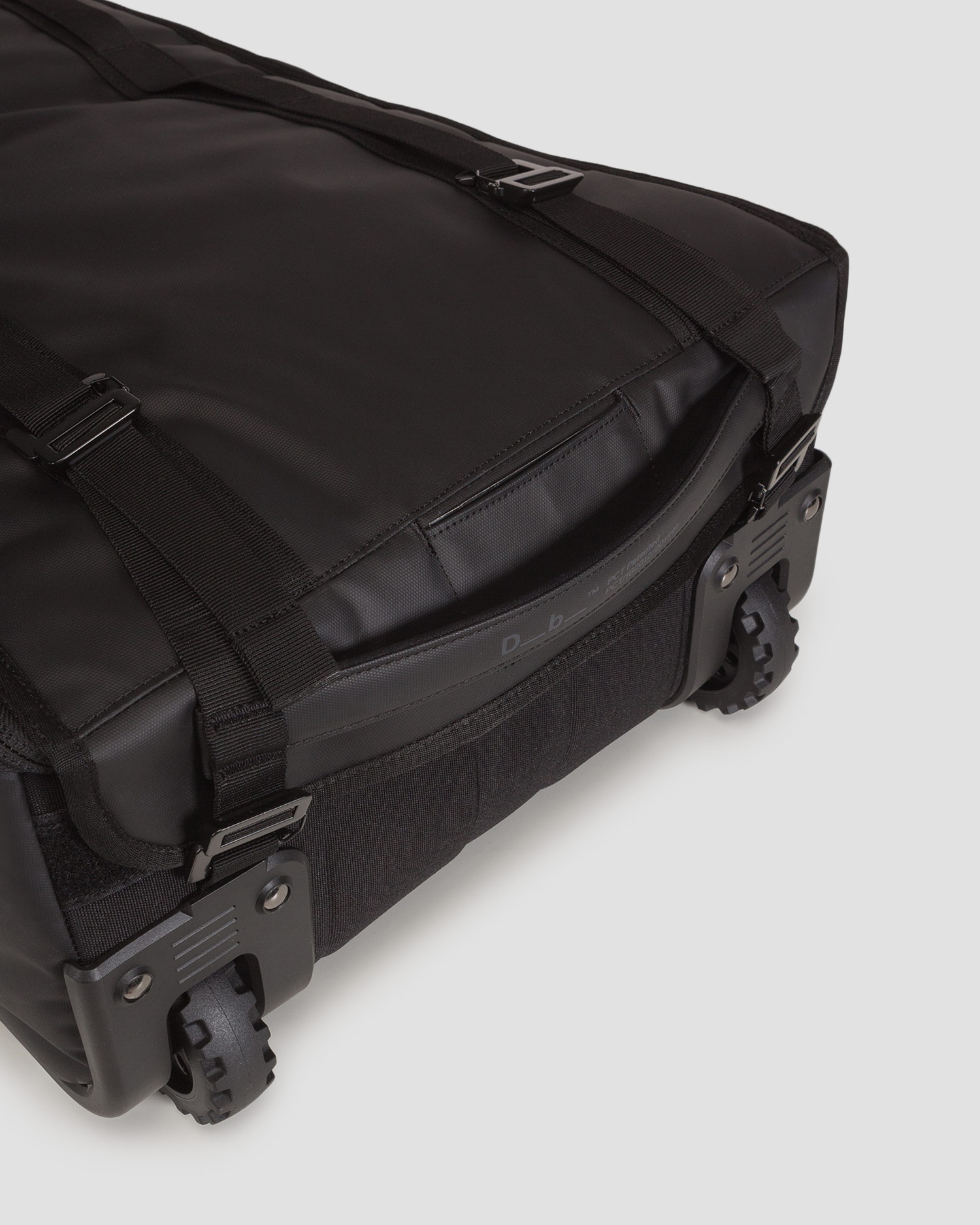 Čierny obal na lyže Douchebag Snow Roller