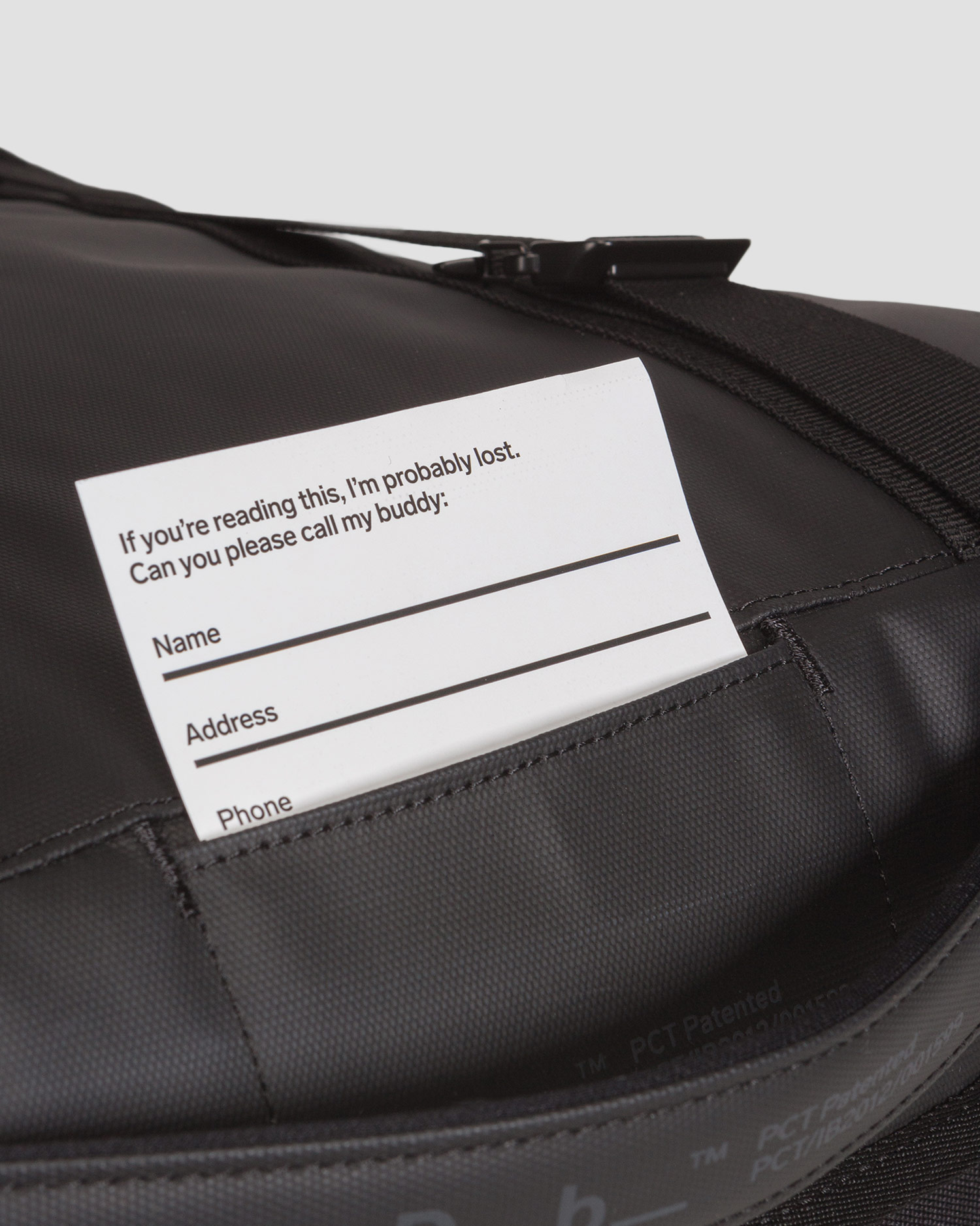 Čierny obal na lyže Douchebag Snow Roller