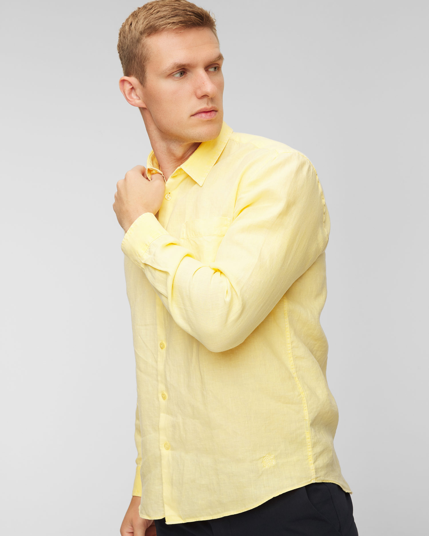 Camicia di lino Vilebrequin Caroubis