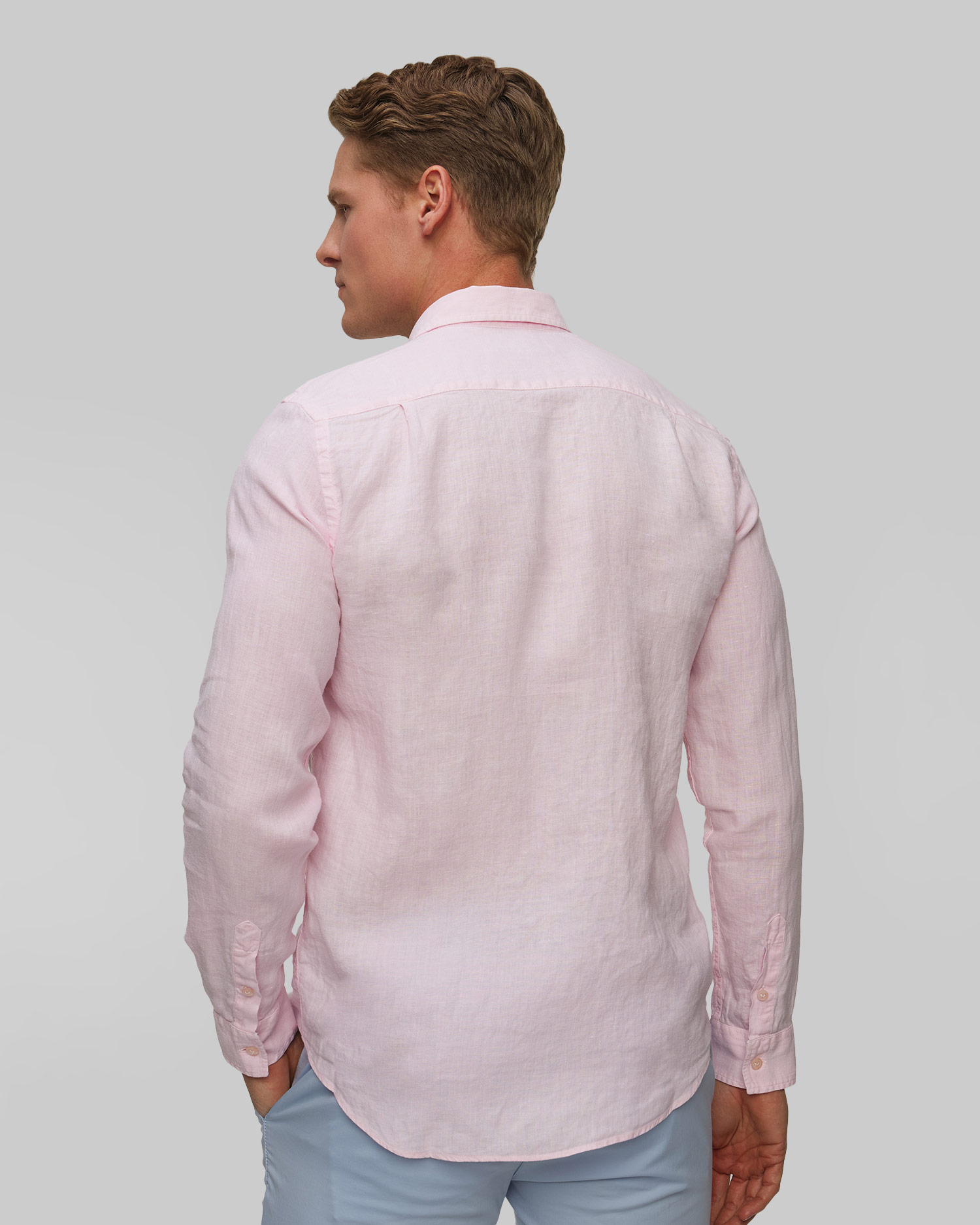 Camicia di lino da uomo Vilebrequin Caroubis