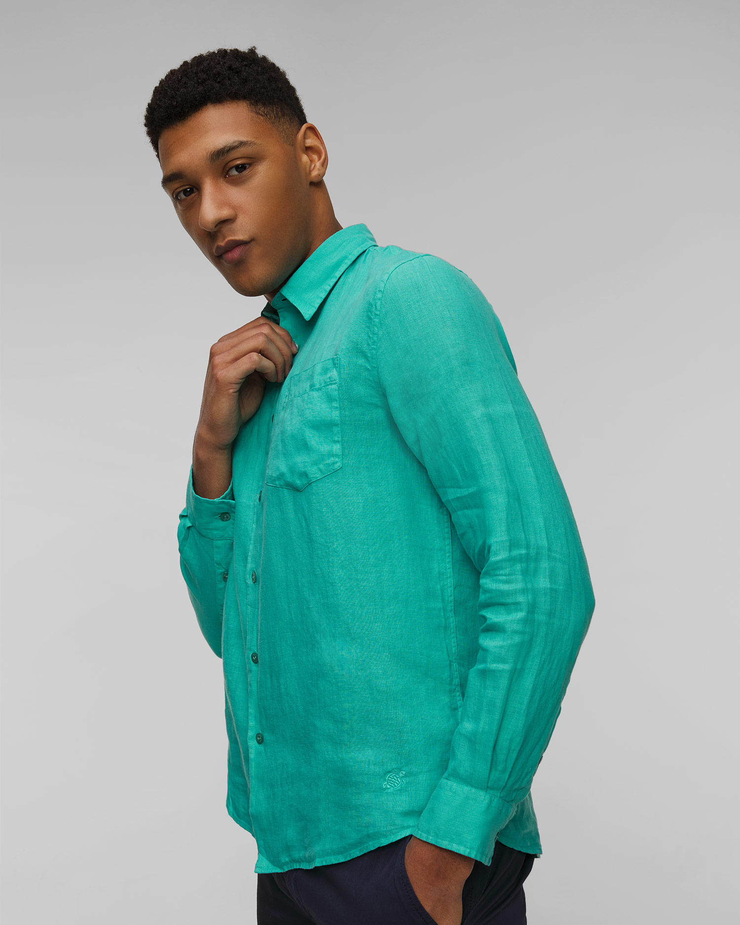Men's linen shirt Vilebrequin Caroubis