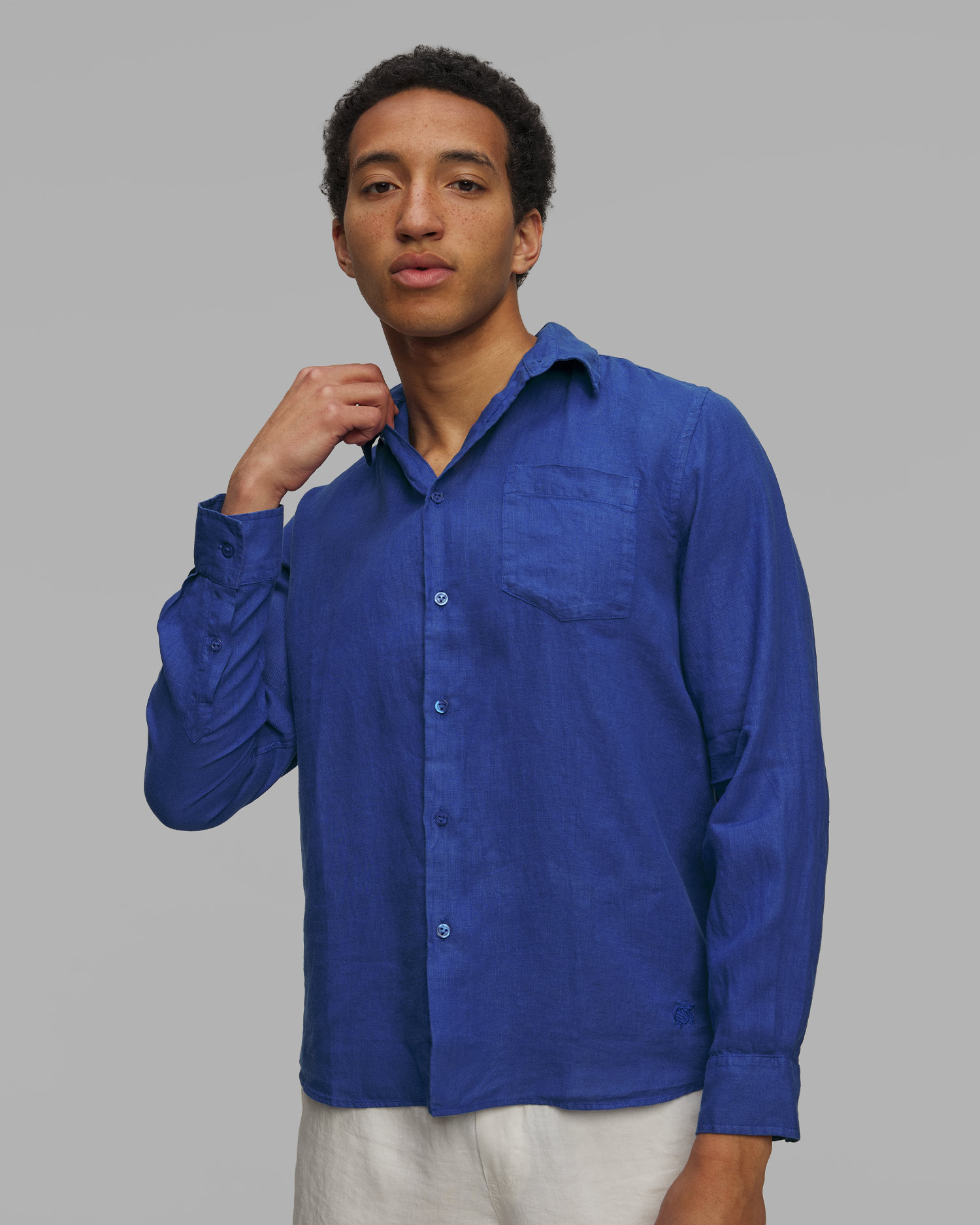 Men's linen shirt Vilebrequin Caroubis