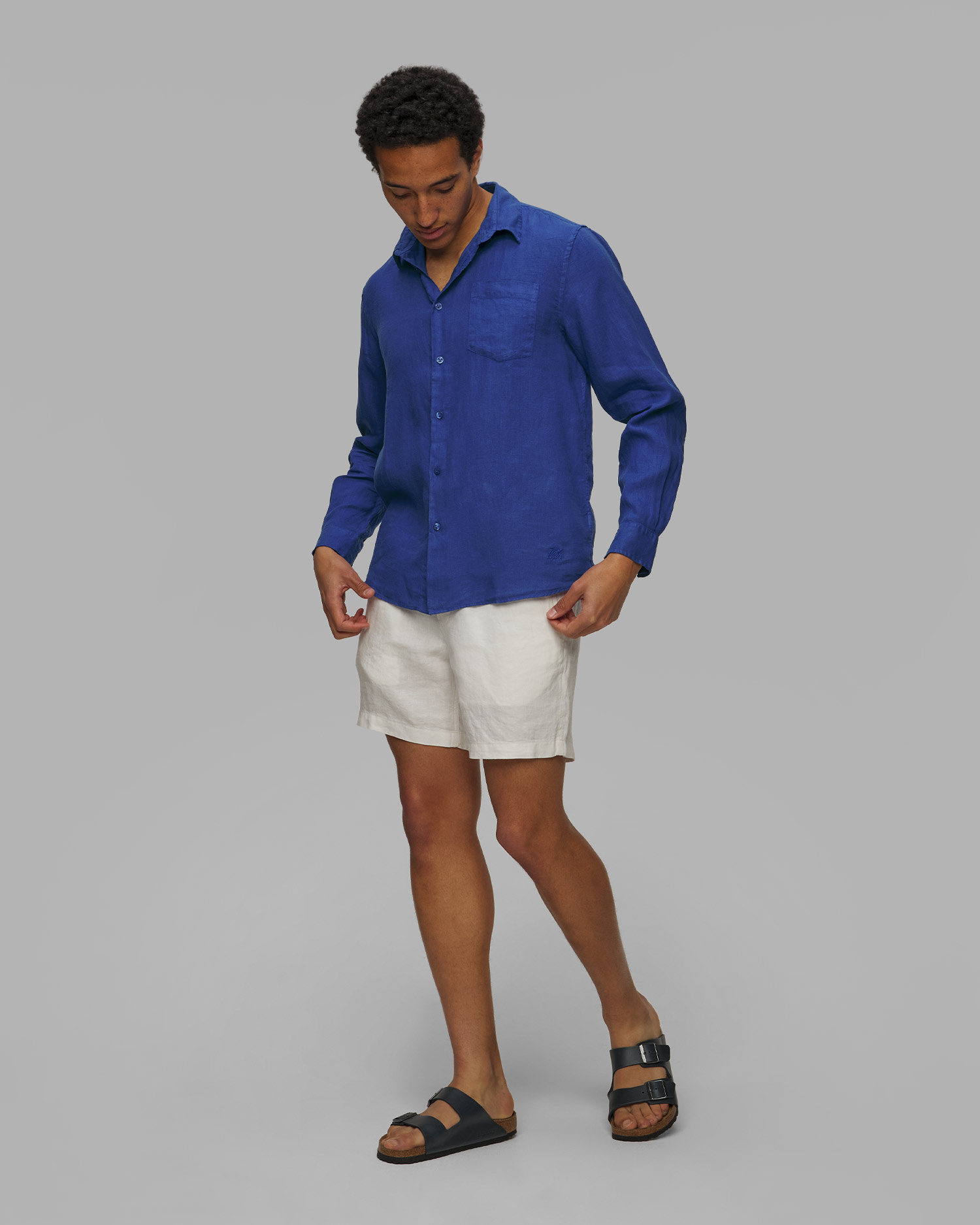 Men's linen shirt Vilebrequin Caroubis